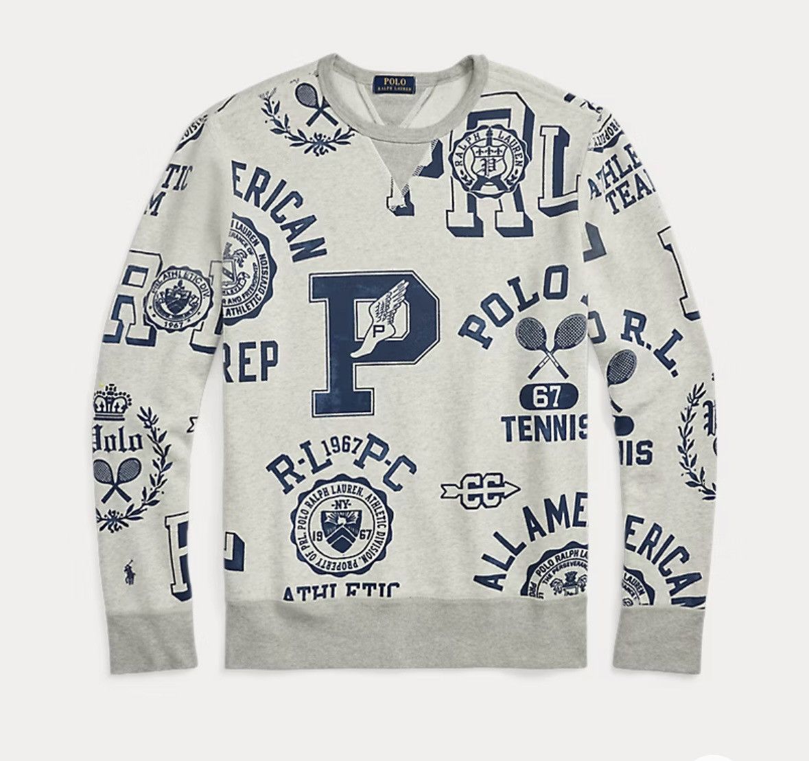 Polo Ralph Lauren Polo Ralph Lauren Fleece Graphic Sweatshirt-American Prep Size US L / EU 52-54 / 3 - 1 Thumbnail