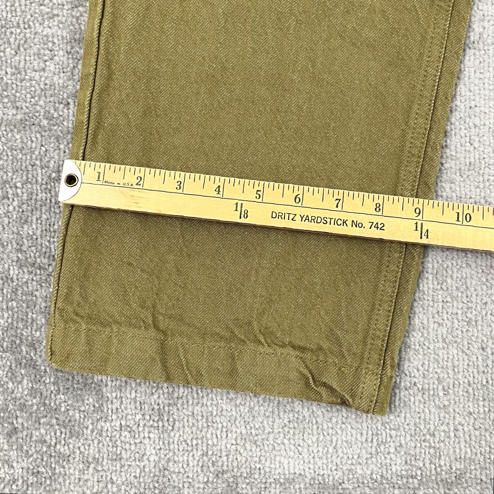 Vans VANS Gilbert Crockett Pants Men's 33x30 Chino Straight Fit Brown Skateboarding Casual Size US 33 - 7 Thumbnail