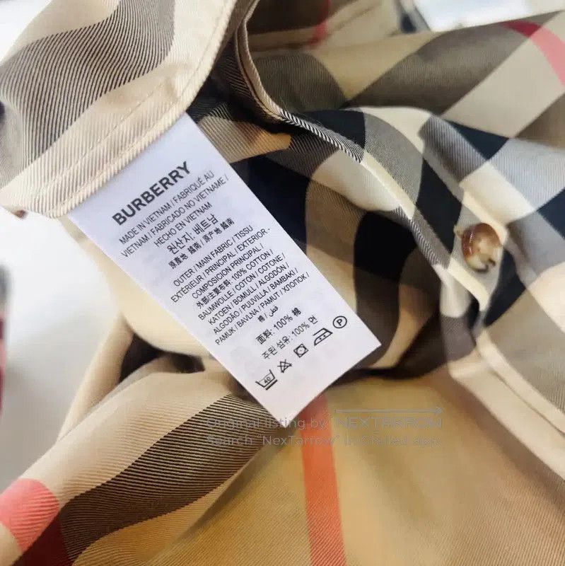 Burberry Burberry Khaki Cotton Long Sleeve Shirt. Size S / US 4 / IT 40 - 4 Thumbnail