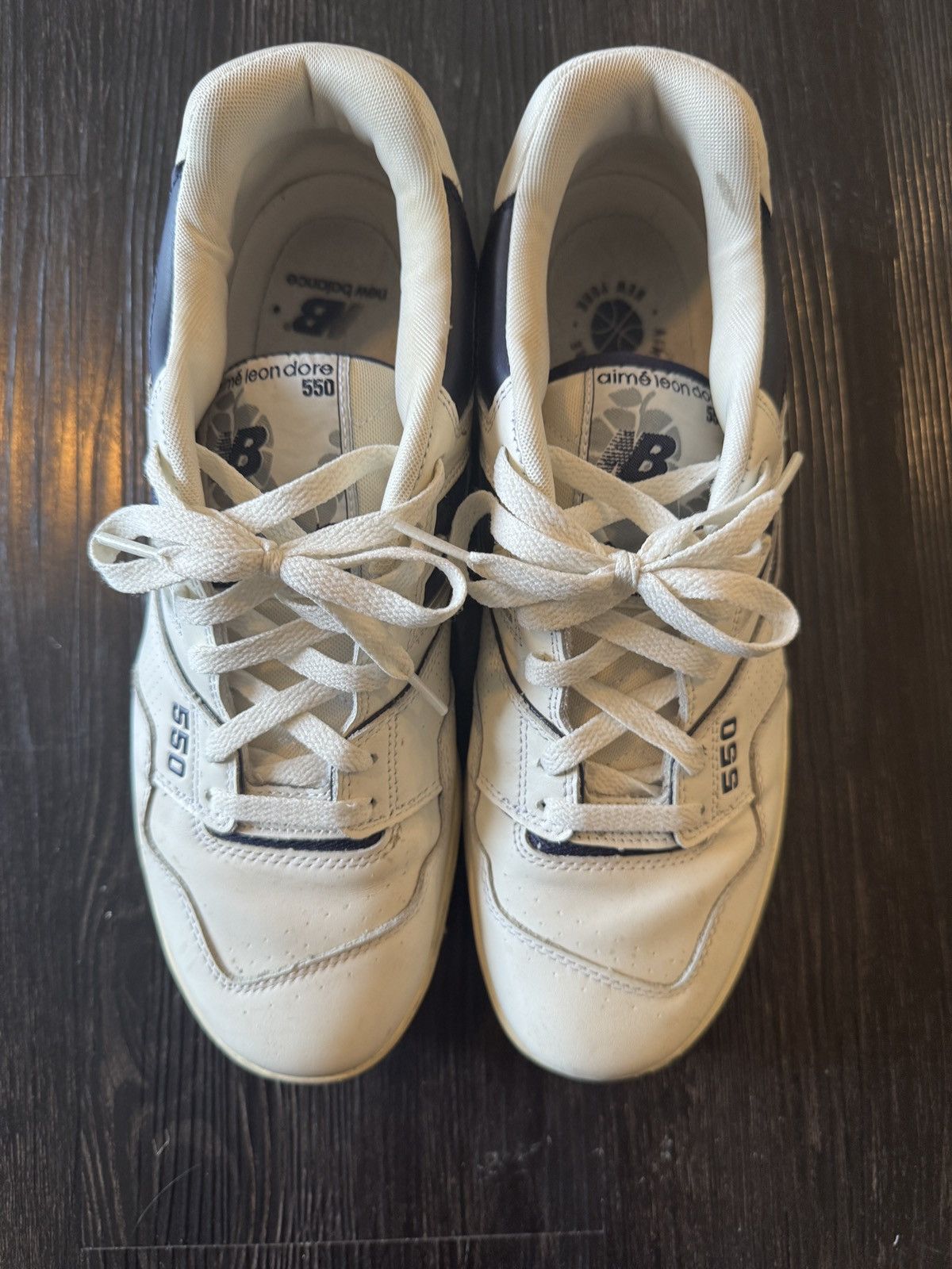Aime Leon Dore × New Balance aime leon dore new balance 550 in navy mens us size 11 Size US 11 / EU 44 - 3 Thumbnail