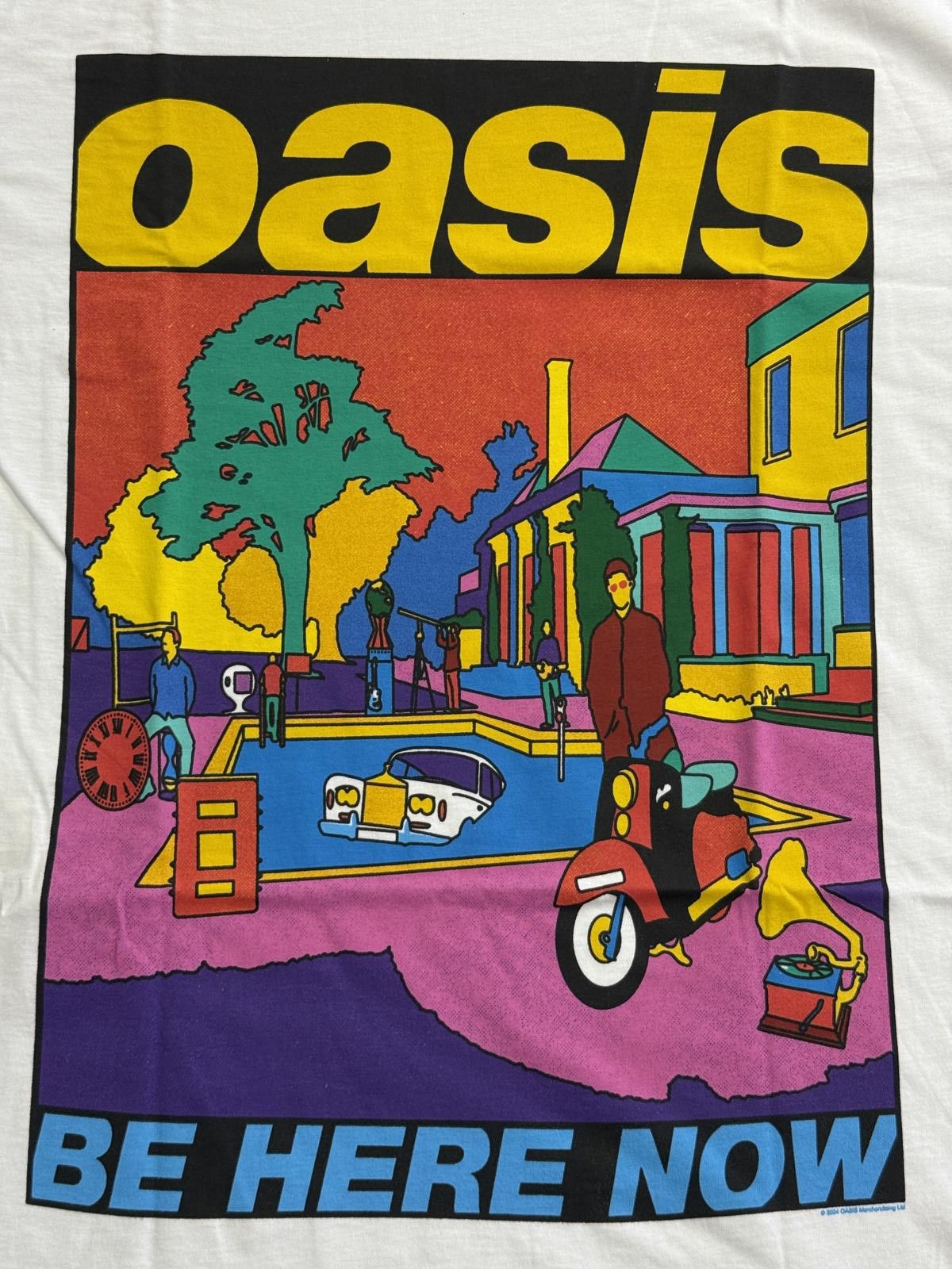 Designer Oasis Band T-shirt Album Be Here Now Art Variant Tee - L Size US L / EU 52-54 / 3 - 3 Thumbnail