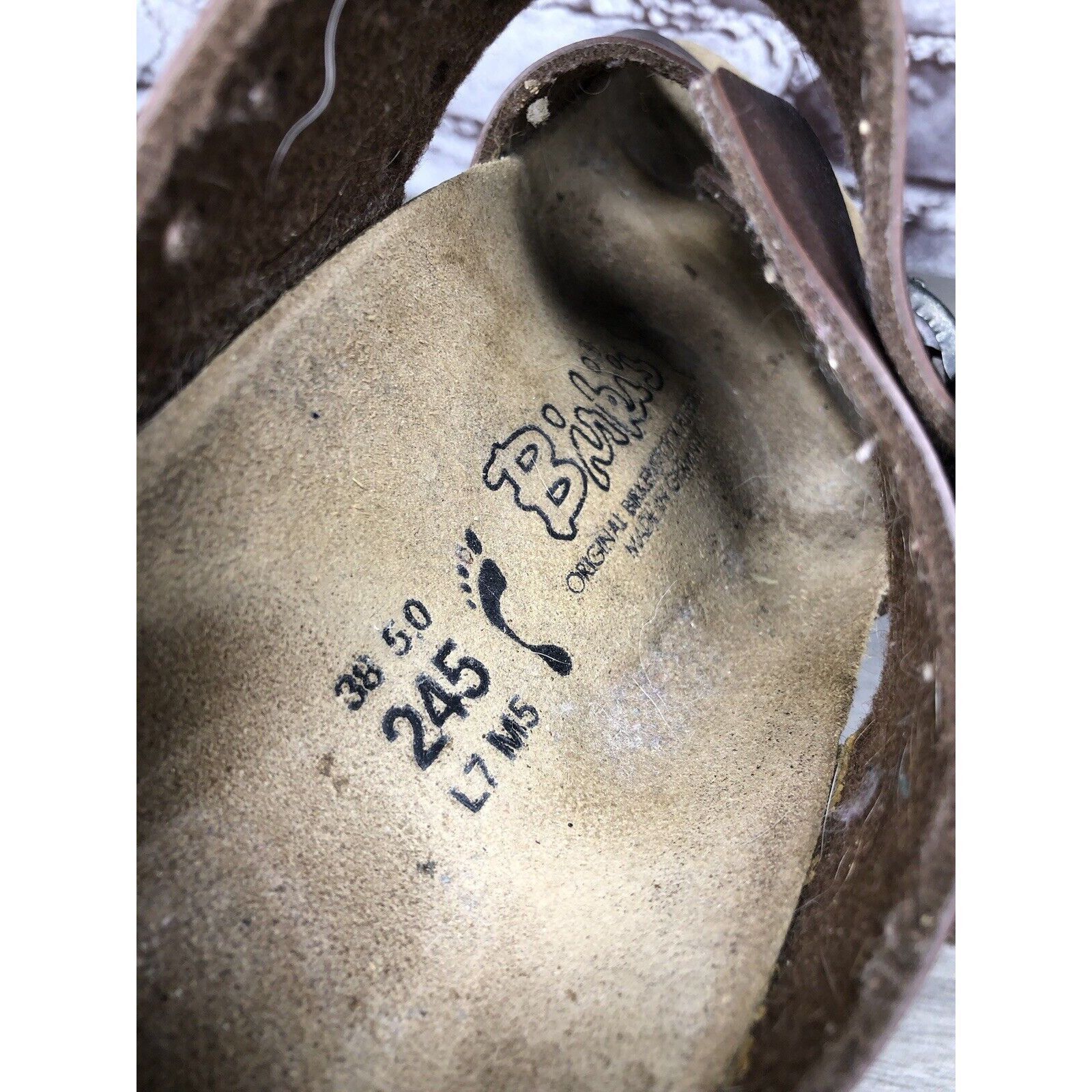 Birkenstock Birkenstock Birki's Freeport Brown Perforated Strap Sandals Size US 7 / IT 37 - 9 Thumbnail