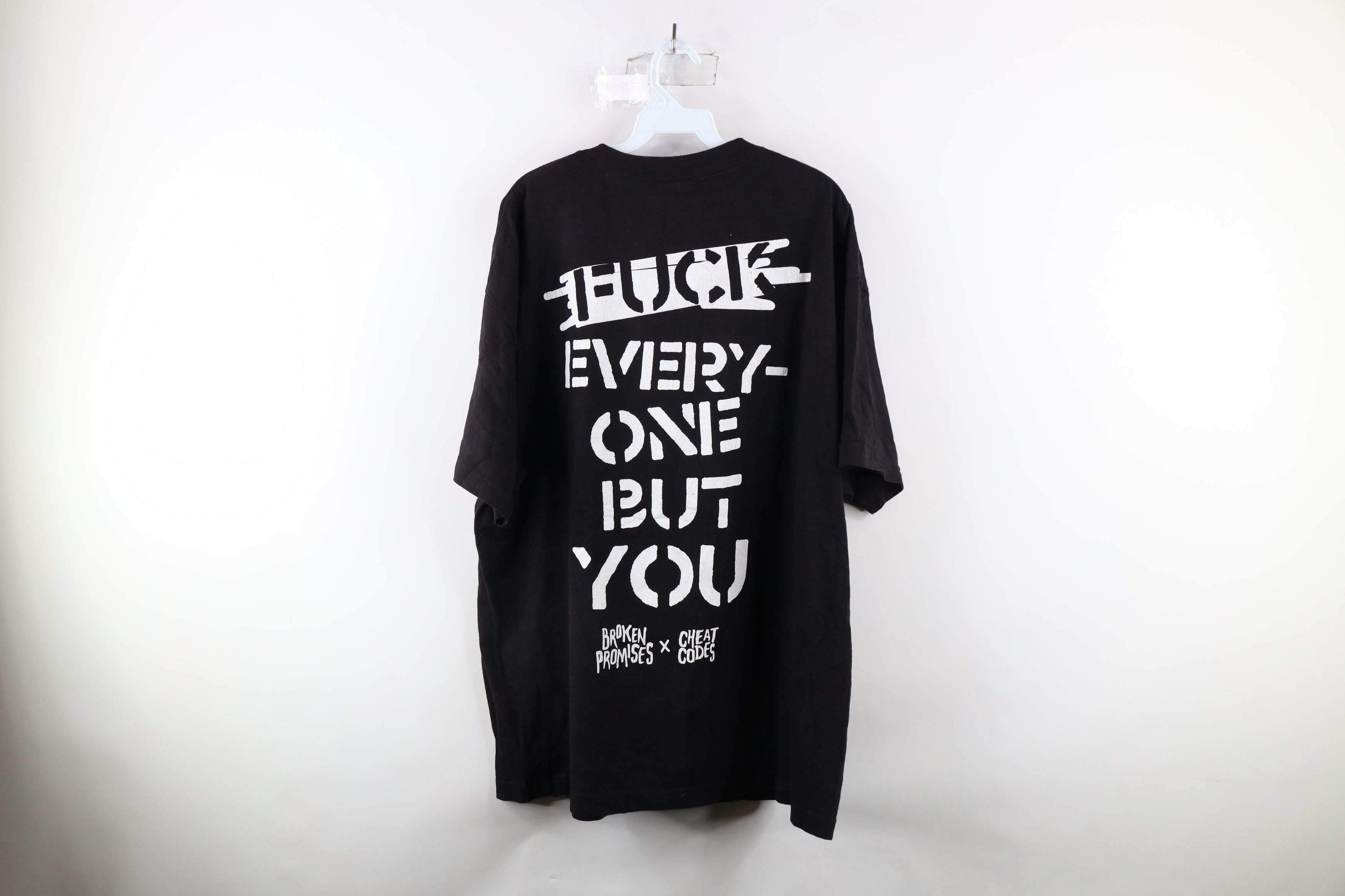 Vintage Broken Promises x Cheat Codes Grim Reaper T-Shirt Black Size US XXL / EU 58 / 5 - 9 Thumbnail