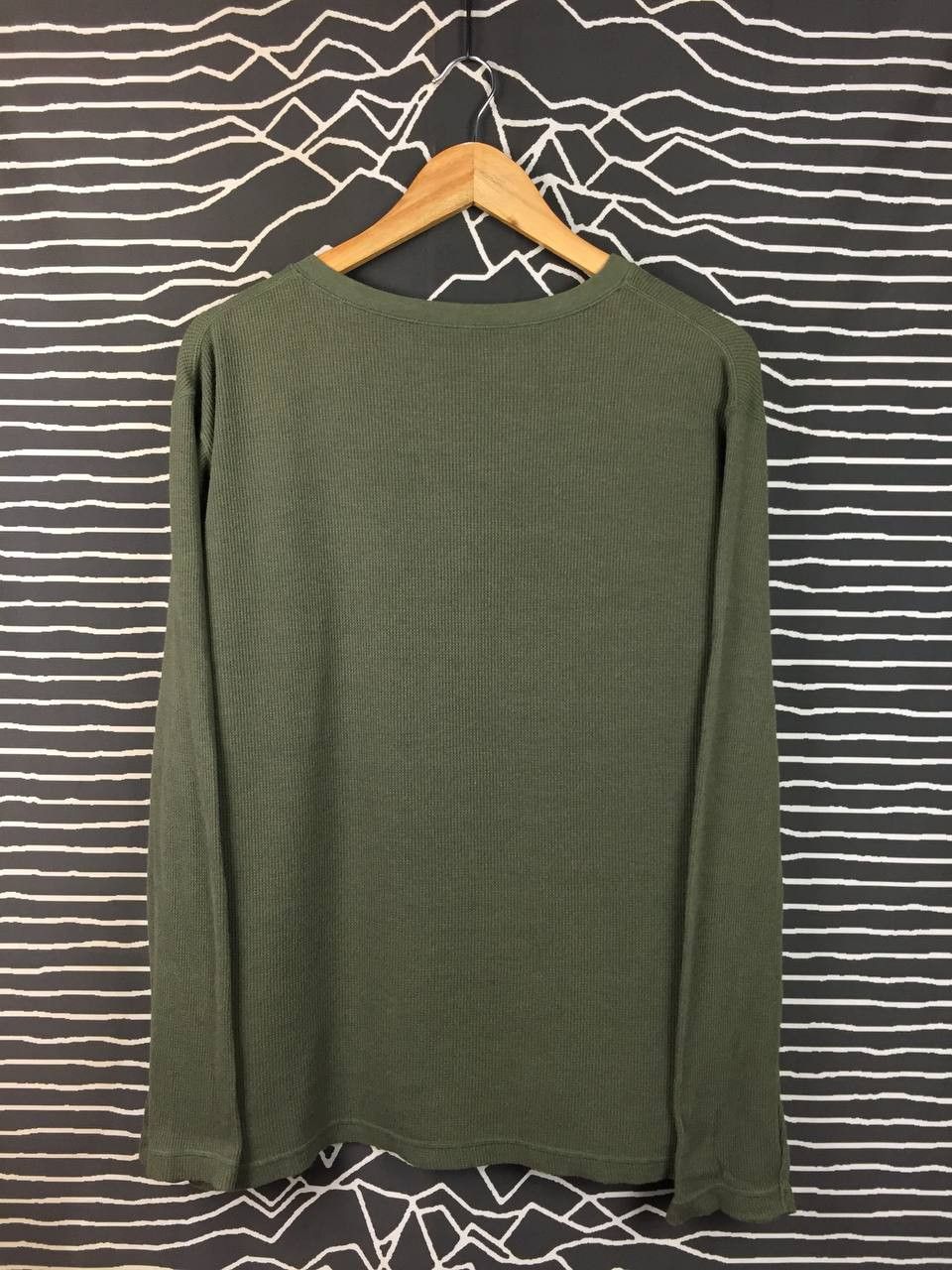 Uniqlo Uniqlo Waffle Knit Long Sleeve Henley Tee Size XL Size US XL / EU 56 / 4 - 7 Thumbnail