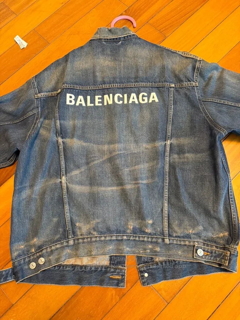 Balenciaga Balenciaga Classic Denim Jacket Size XXS / US 00 / IT 34 - 8 Thumbnail