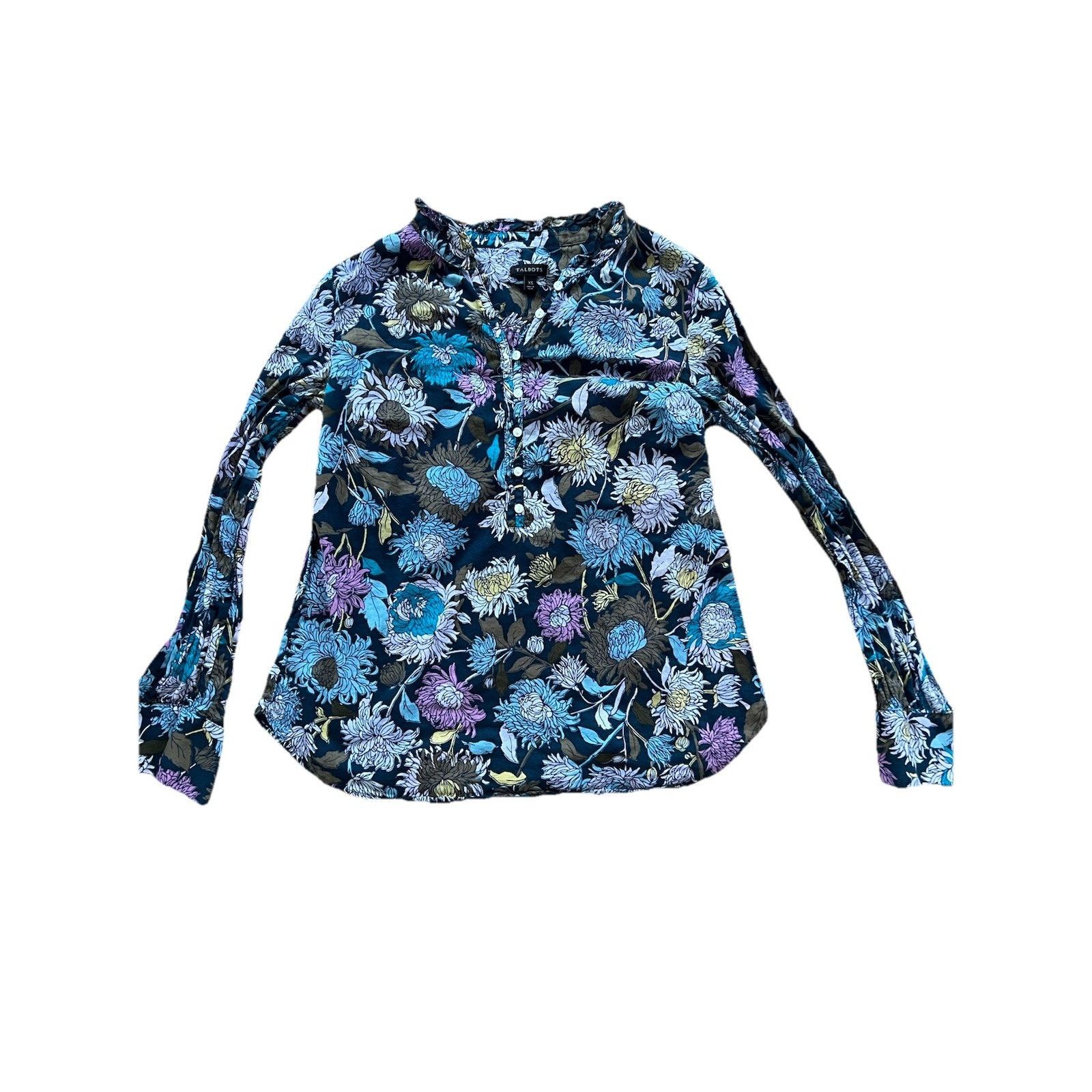 & Other Stories Talbots FEMININE FLORAL Top Blouse Size XS A001852 Size XS / US 0-2 / IT 36-38 - 3 Thumbnail