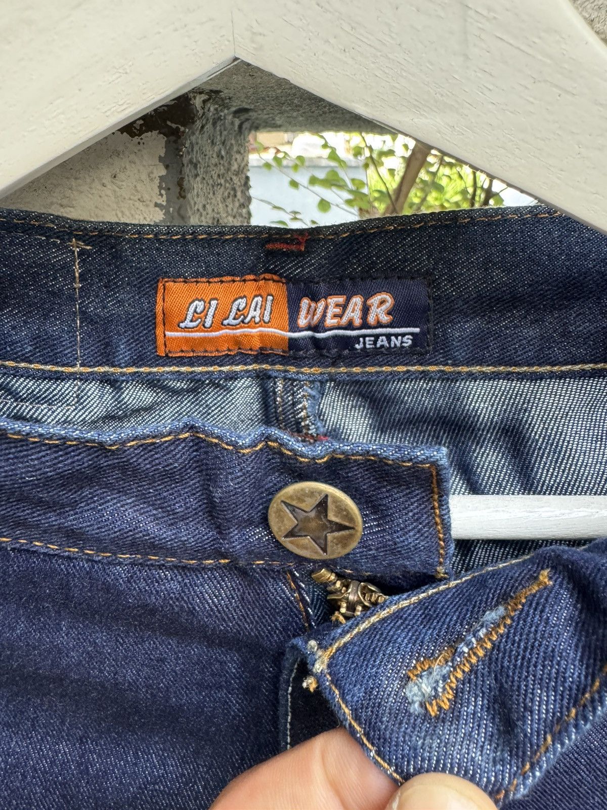 If Six Was Nine × Tornado Mart Vintage 90s Flare HIP HOP BAGGY 23 LI LAI JEN JEANS BOSS01 Size US 34 / EU 50 - 7 Thumbnail