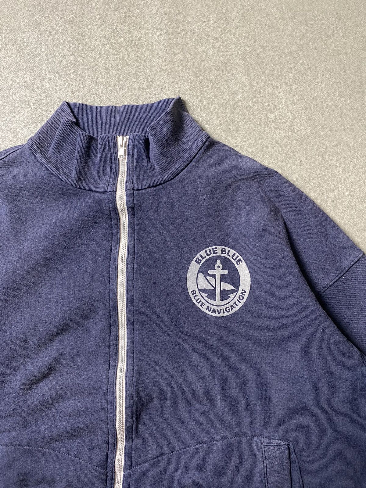Blue Blue Japan × Japanese Brand × Kapital Vintage Blue Blue Japan Zip Jacket Size US L / EU 52-54 / 3 - 3 Thumbnail