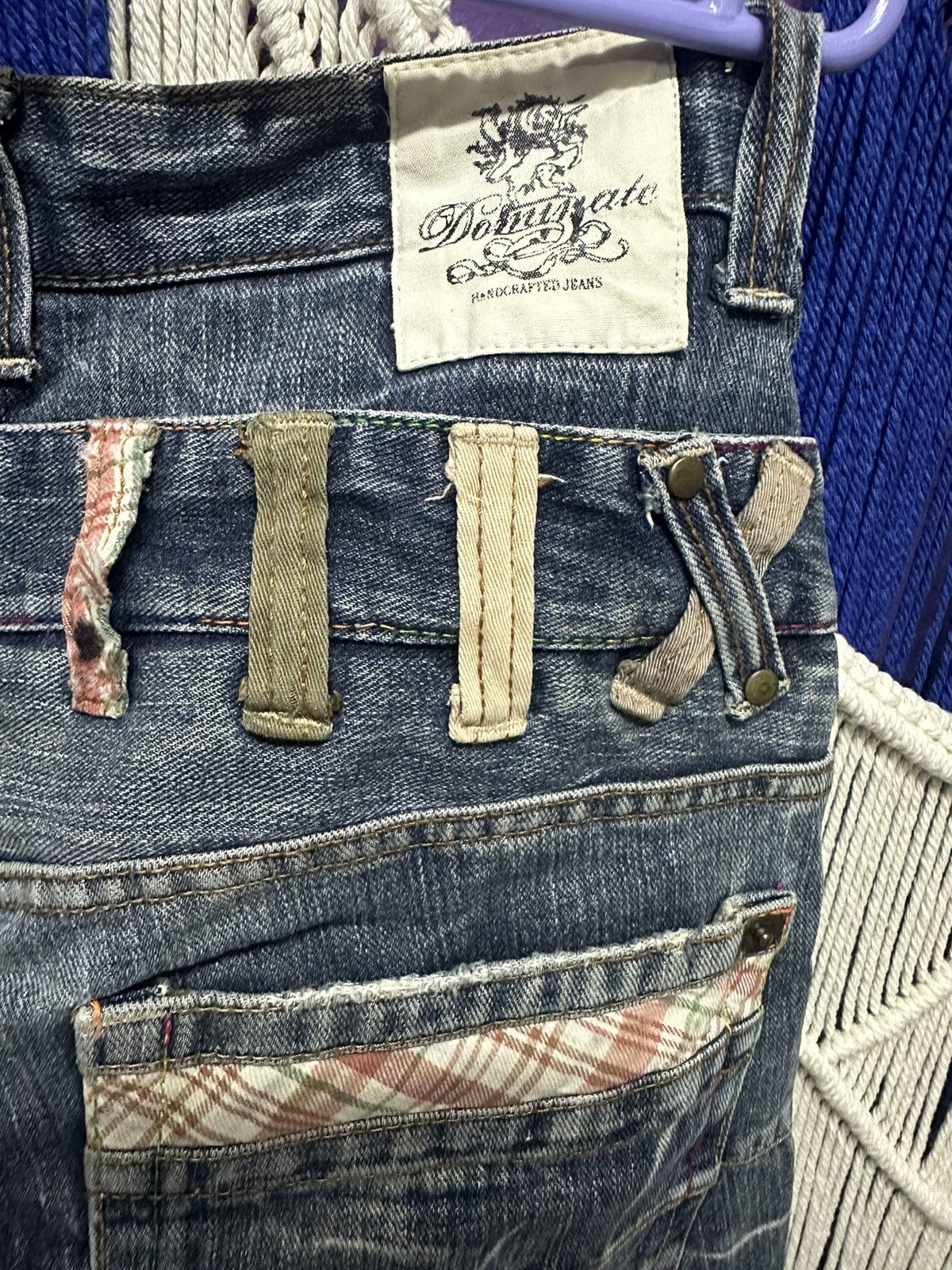 Jean Paul Gaultier Dominate handcrafted jeans double waist Size US 31 - 6 Thumbnail