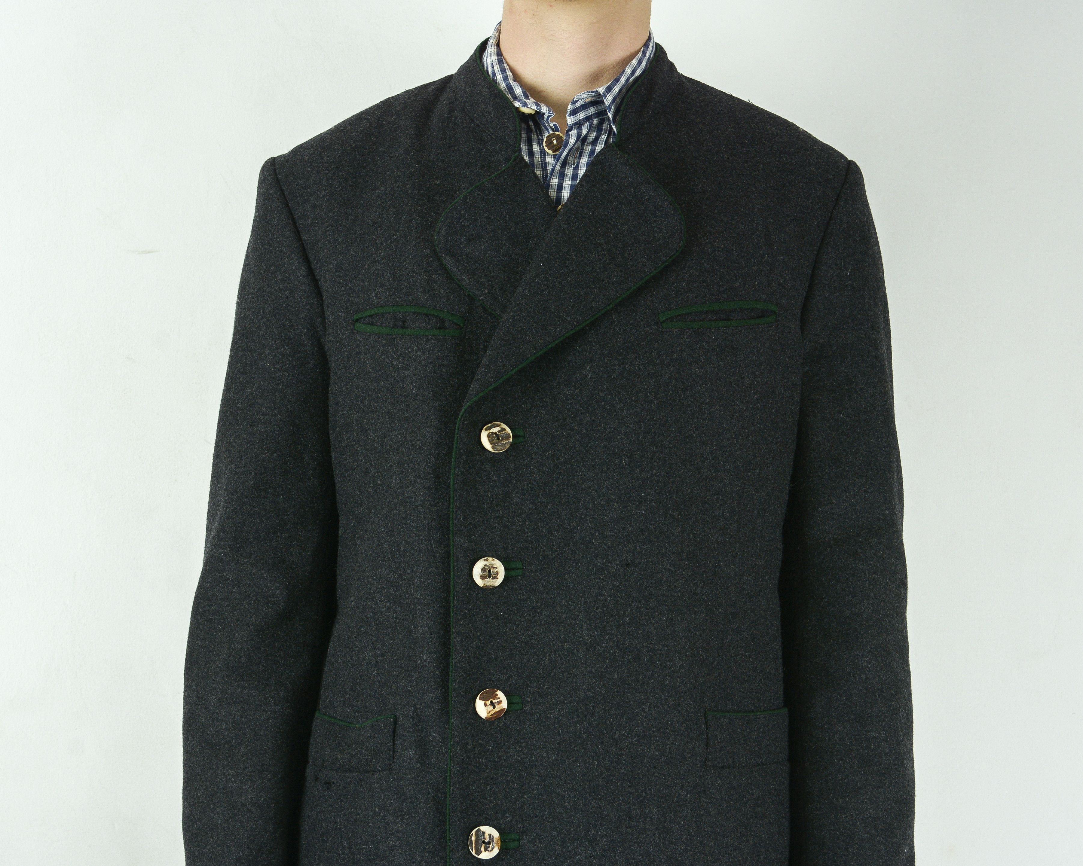 Vintage Country Line L Wool Suit Blazer UK 42 US Jacket Coat EU 52 Size 42R - 2 Thumbnail
