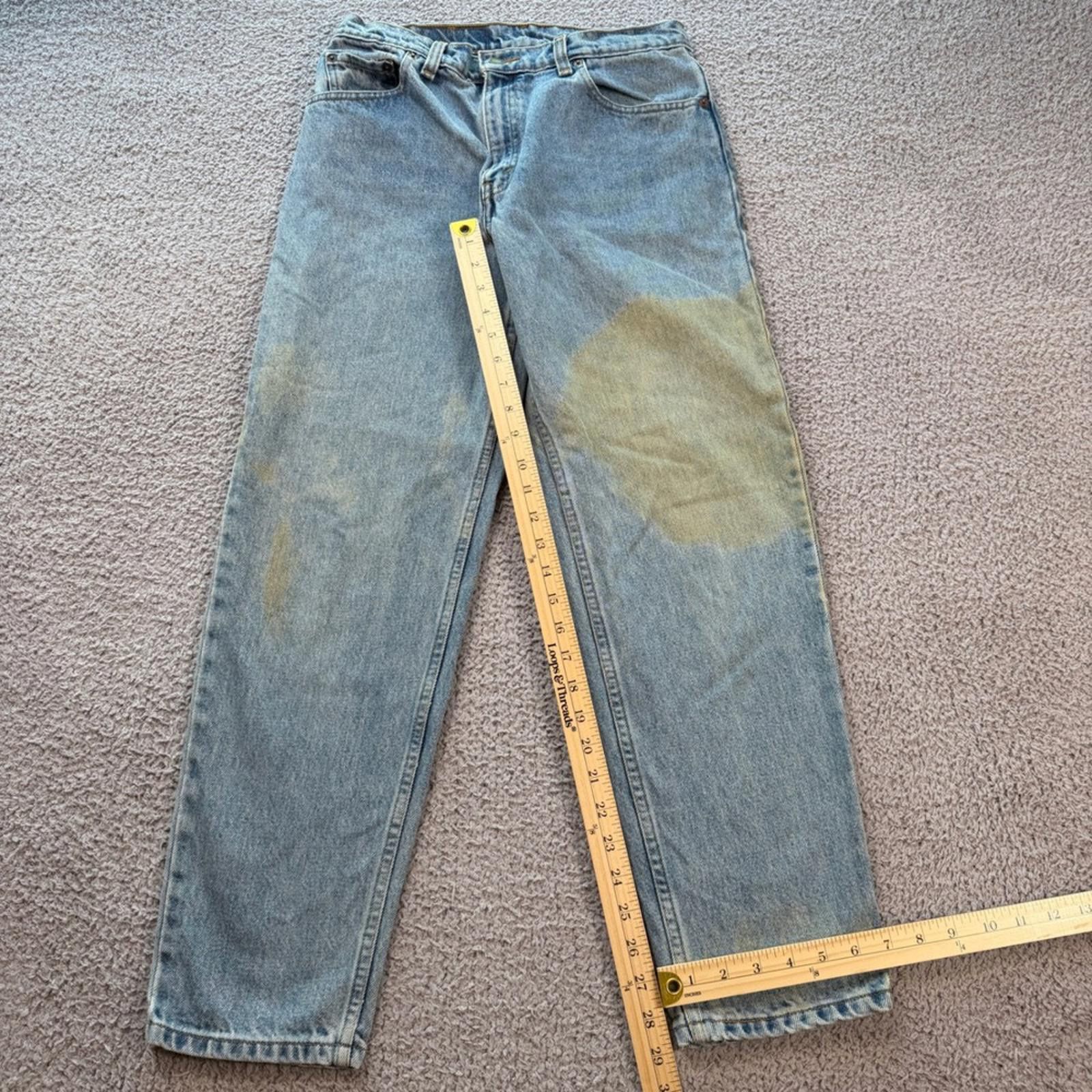 Levi's Vintage Levis 550 Made in Canada Jeans 28x29 Relaxed Light Size US 28 / EU 44 - 4 Thumbnail