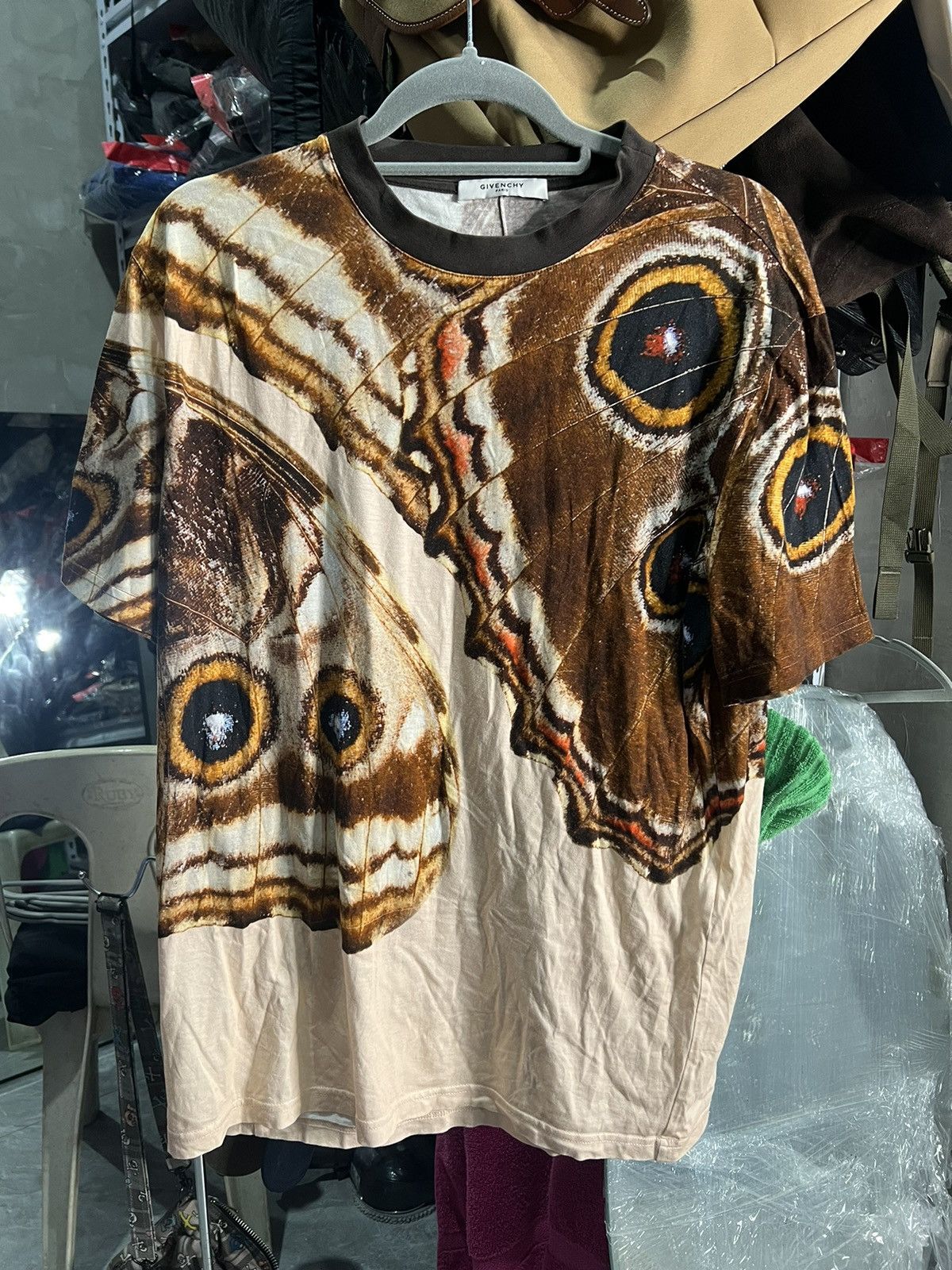 Givenchy S/S 14 Ricardo Tisci Butterfly Print Tee