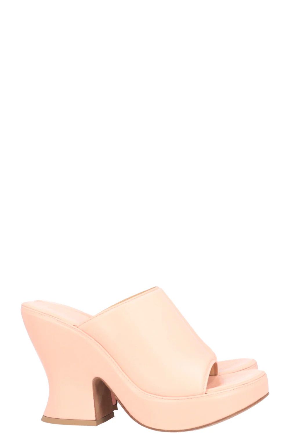 o1y0725 Mules in Salmon Pink
