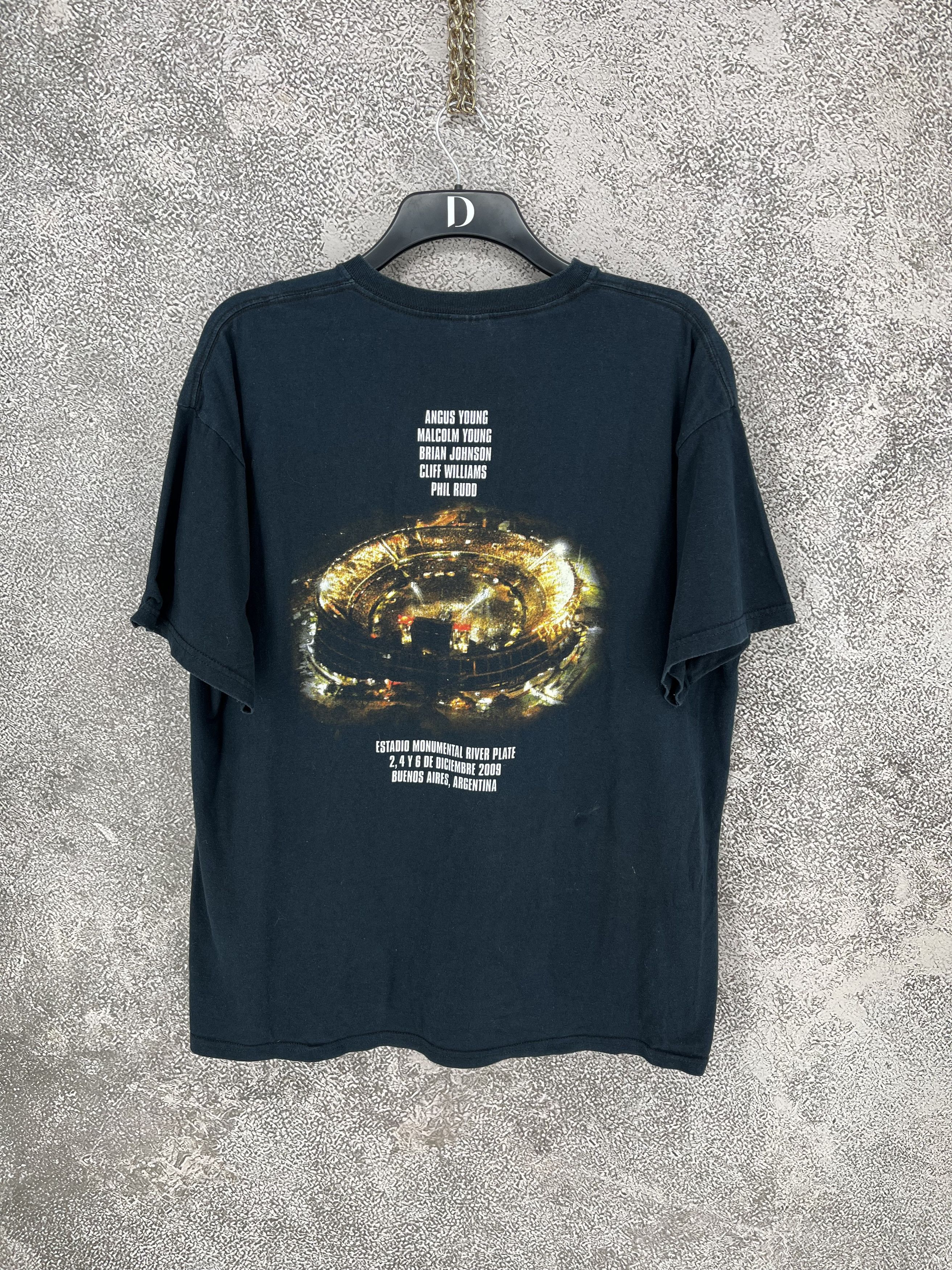 AC/DC Mens Vintage AC/DC T Shirt Rock Band Tee Rare 2011 Size US XL / EU 56 / 4 - 9 Thumbnail