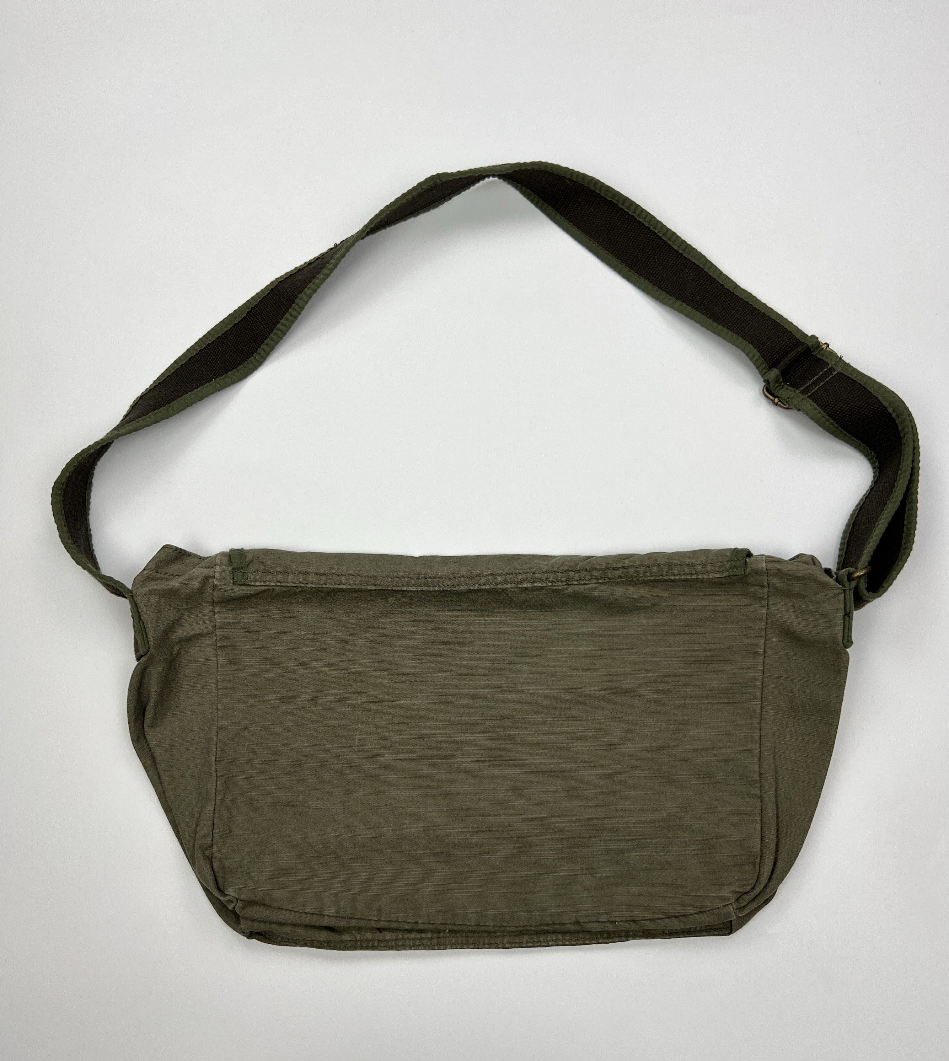 Tommy Hilfiger Y2K Tommy Hilfiger Denim Cotton Military Messenger Bag Size ONE SIZE - 8 Thumbnail