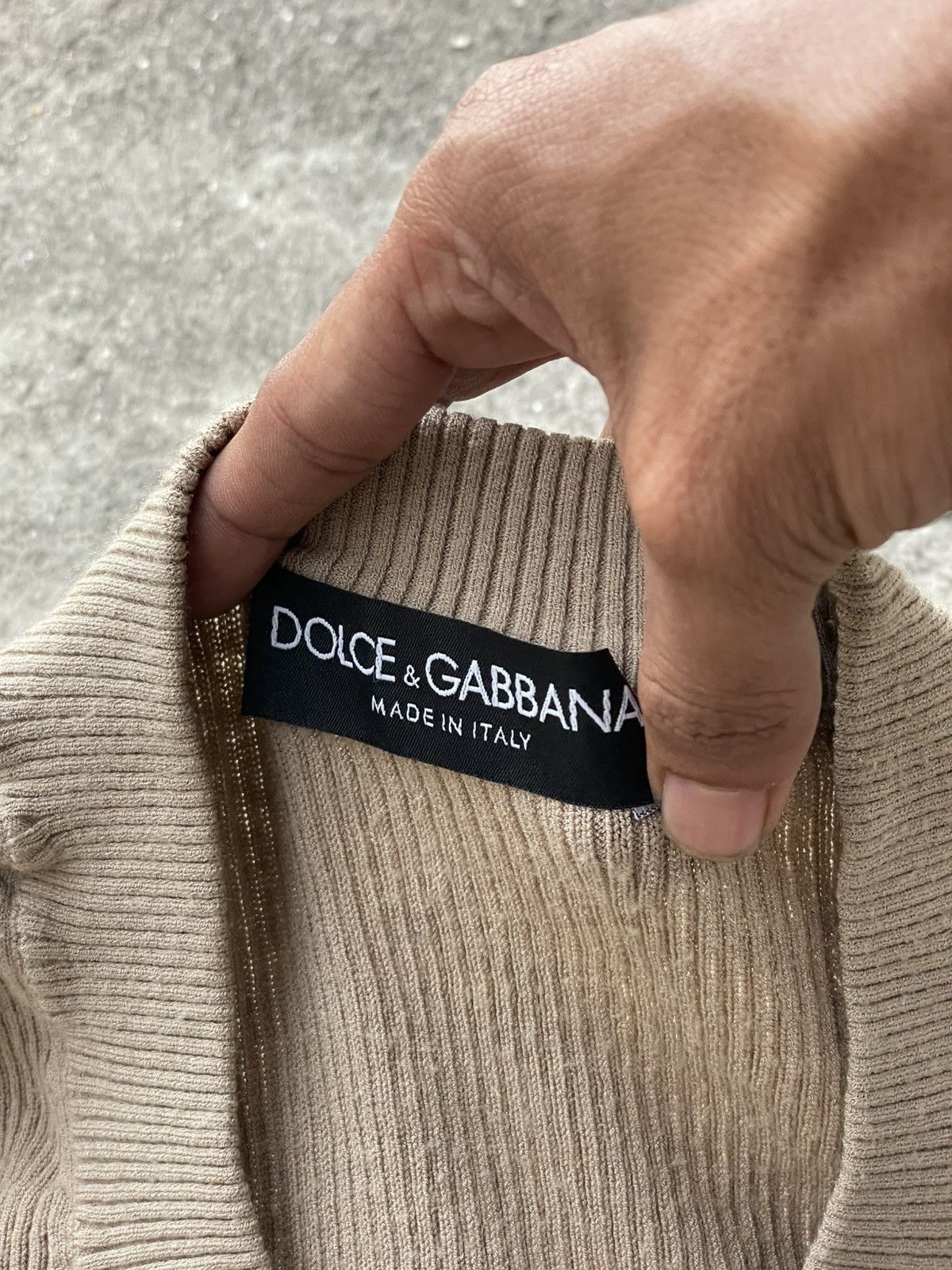 Dolce & Gabbana Knit V-neck slim fit Size US S / EU 44-46 / 1 - 3 Thumbnail