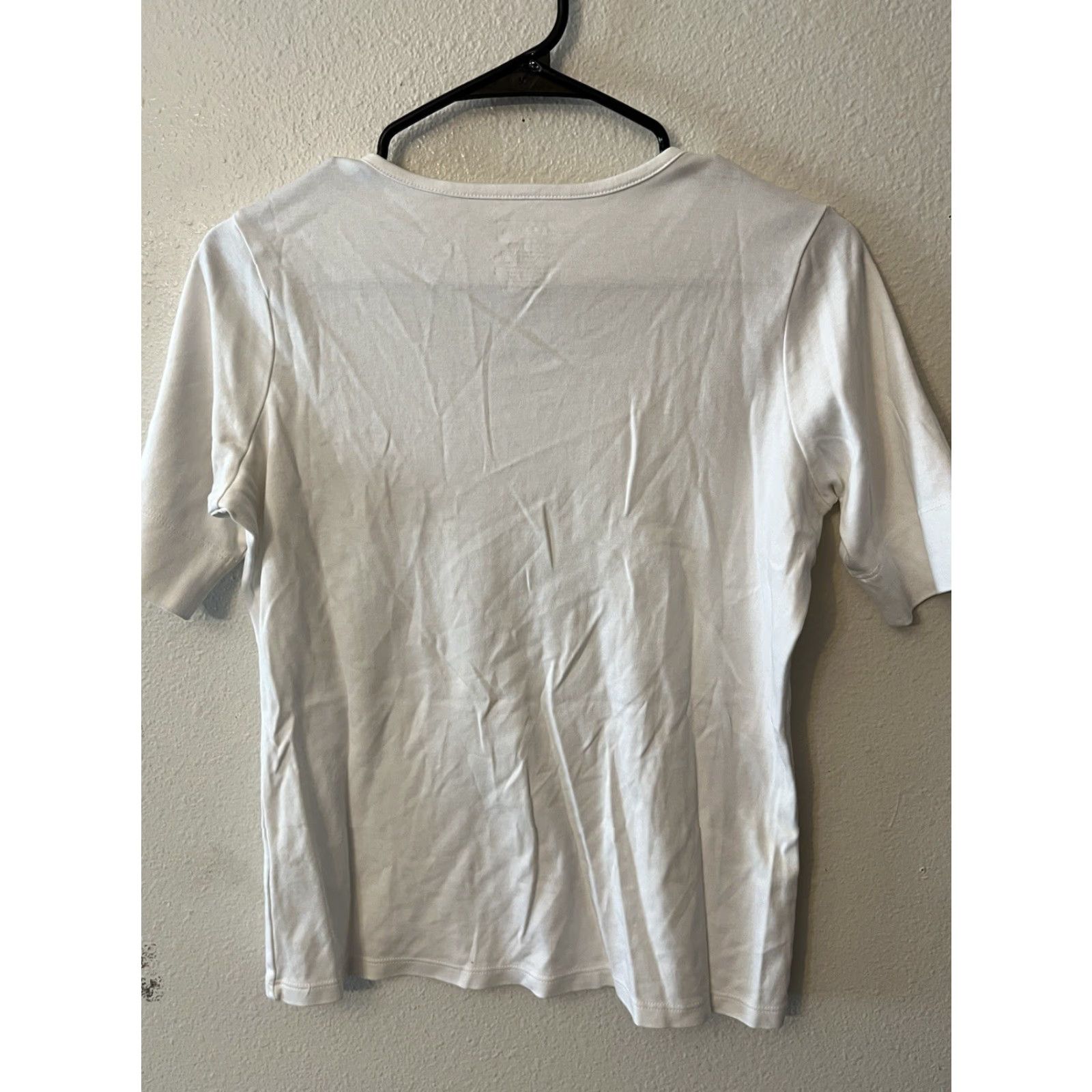 Vintage VINTAGE L.L. Bean Women's T-Shirt XS White Scoop Neck Basic 1/2 Sleeve Tee Size XS / US 0-2 / IT 36-38 - 3 Thumbnail