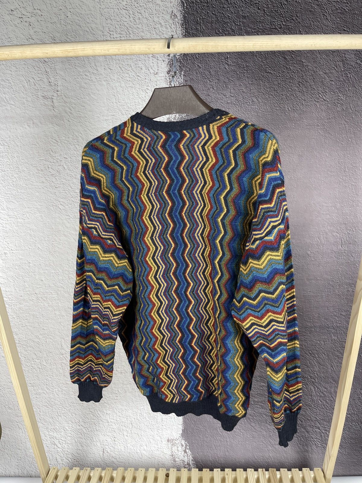 Dalmine Dalmine vintage cable knit coloured sweater coogi style wool Size US XL / EU 56 / 4 - 14 Thumbnail