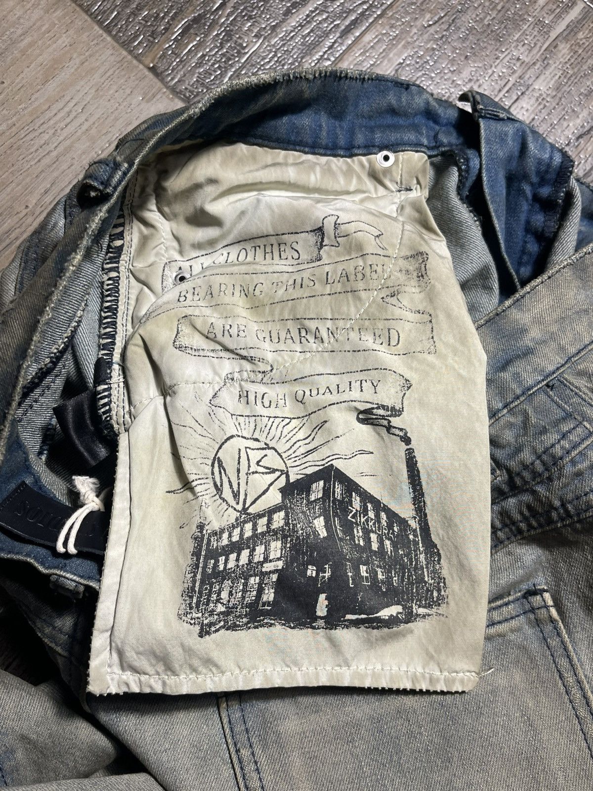 No Faith Studios Everyday Concrete Dust Denim Size US 32 / EU 48 - 5 Thumbnail