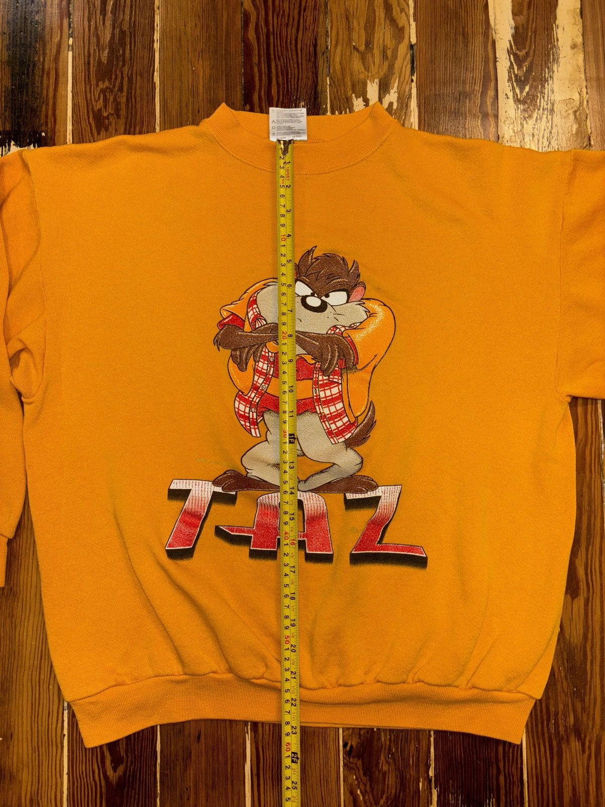 Vintage ❤️‍🔥Vintage❤️‍🔥 Looney Tunes Taz Tasmanian Devil crewneck Size US L / EU 52-54 / 3 - 3 Thumbnail