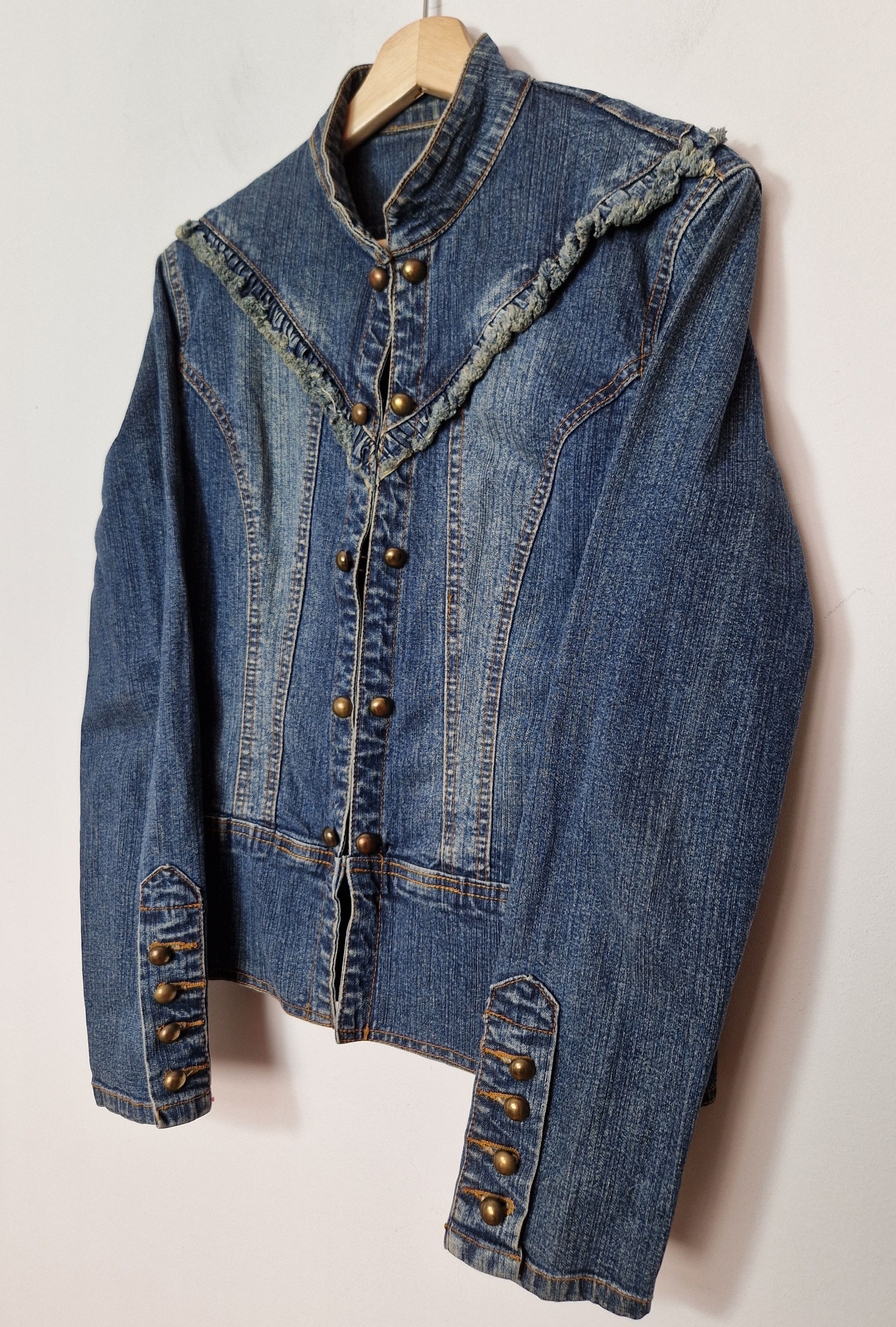 Japanese Brand × Vintage vintage denim jacket Size S / US 4 / IT 40 - 10 Thumbnail