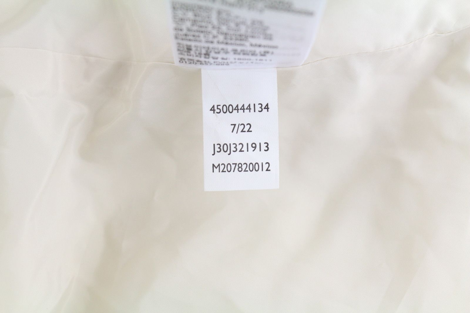 Calvin Klein BOLD DISRUPTED LOGO L White Insulated Quilted Hooded 86401 Size US L / EU 52-54 / 3 - 12 Thumbnail