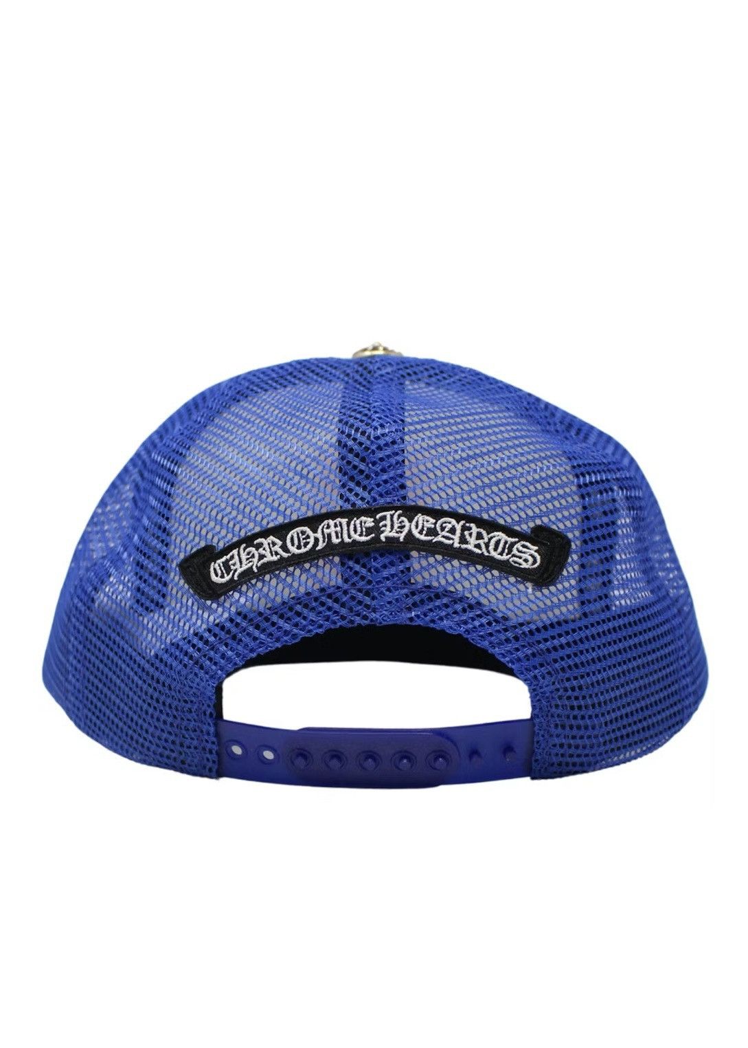 Chrome Hearts Chrome Hearts Chrome Hearts Eye Chart Trucker Hat Blue Size ONE SIZE - 2 Thumbnail