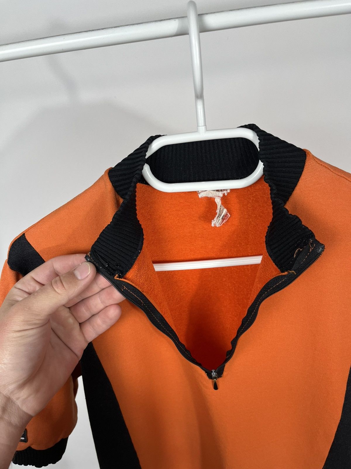 Other Vintage Nabholz Cycling Jersey Orange Black Zip-Up Retro Fit Size US M / EU 48-50 / 2 - 6 Thumbnail