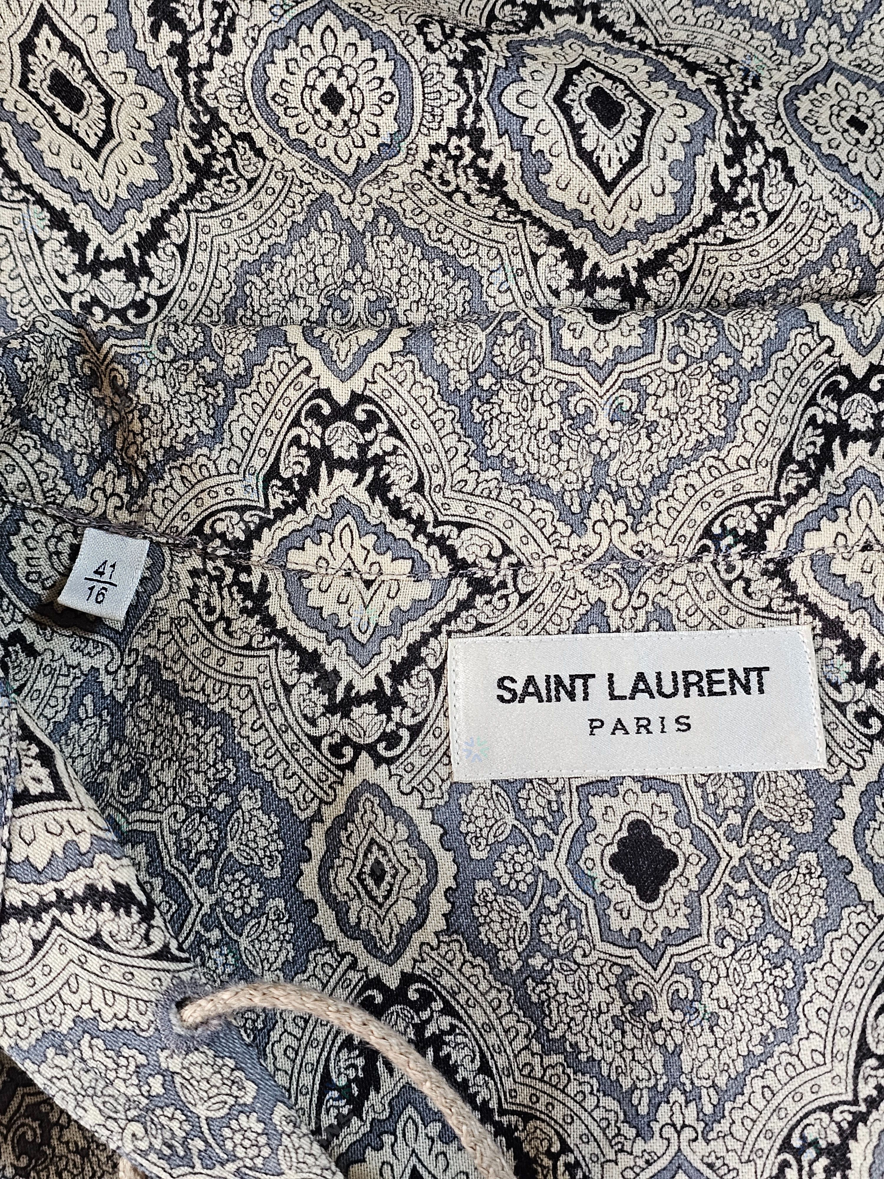 Saint Laurent Paris Saint Laurent laces SS short shirt wool Size 41 Size US L / EU 52-54 / 3 - 4 Thumbnail