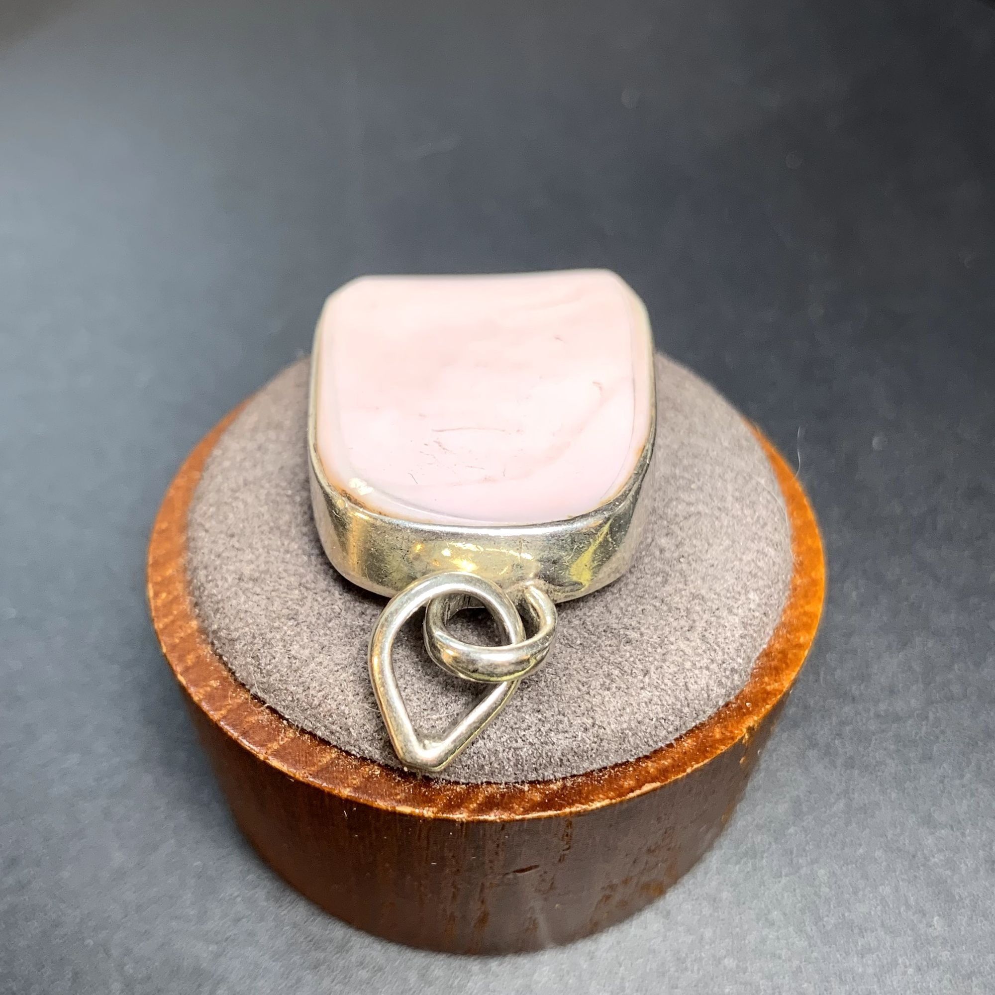 Other VTG Solid Sterling Silver 925 Fine Pink Shell Pendant 7.5mm Size ONE SIZE - 4 Thumbnail