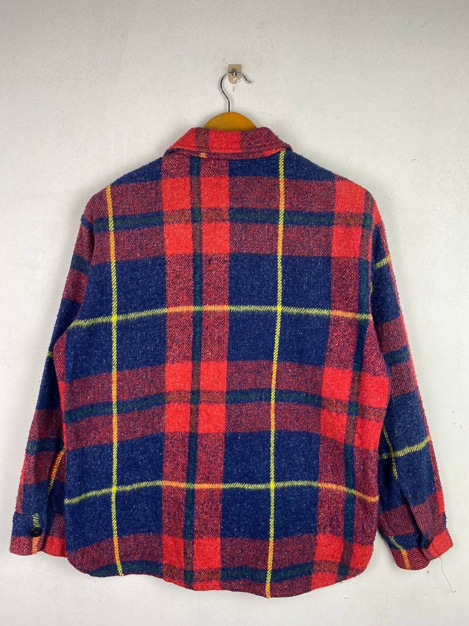 Vintage vintage 80s wool flannel shirt nice design Size US M / EU 48-50 / 2 - 6 Thumbnail