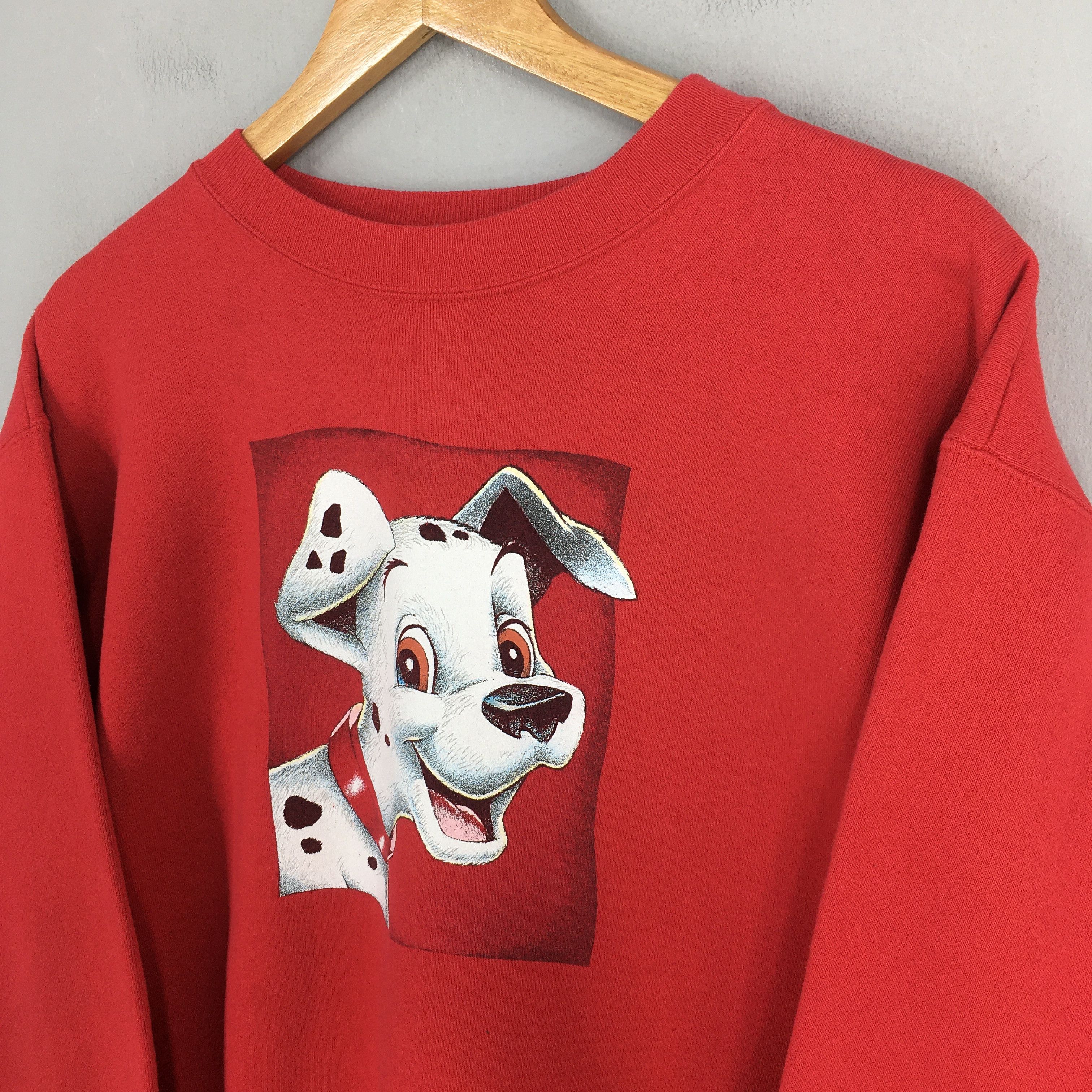 Disney × Vintage Vintage 101 Dalmatians Dog Cartoon Sweatshirt Medium Size US M / EU 48-50 / 2 - 3 Thumbnail