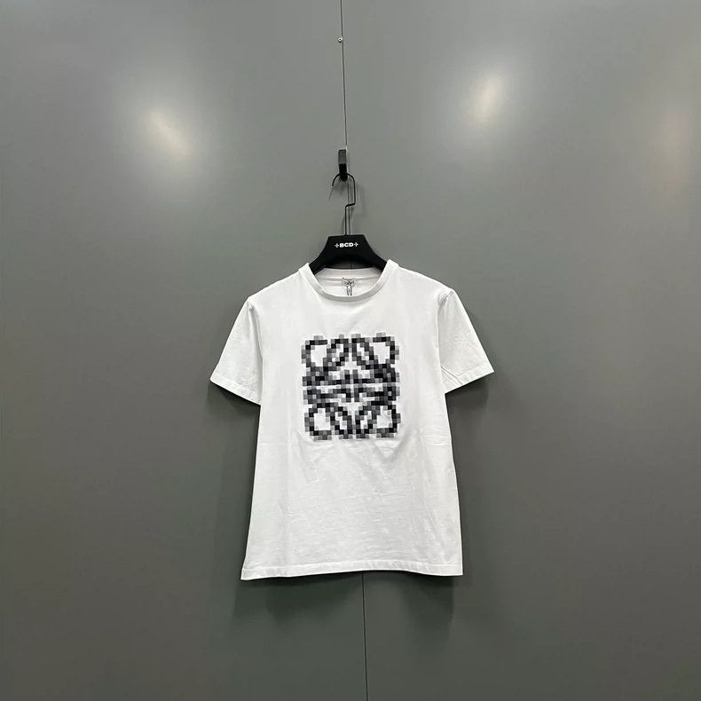 Loewe loewe mosaic logo embroidered short sleeve t-shirt-2507 Size US L / EU 52-54 / 3 - 6 Thumbnail