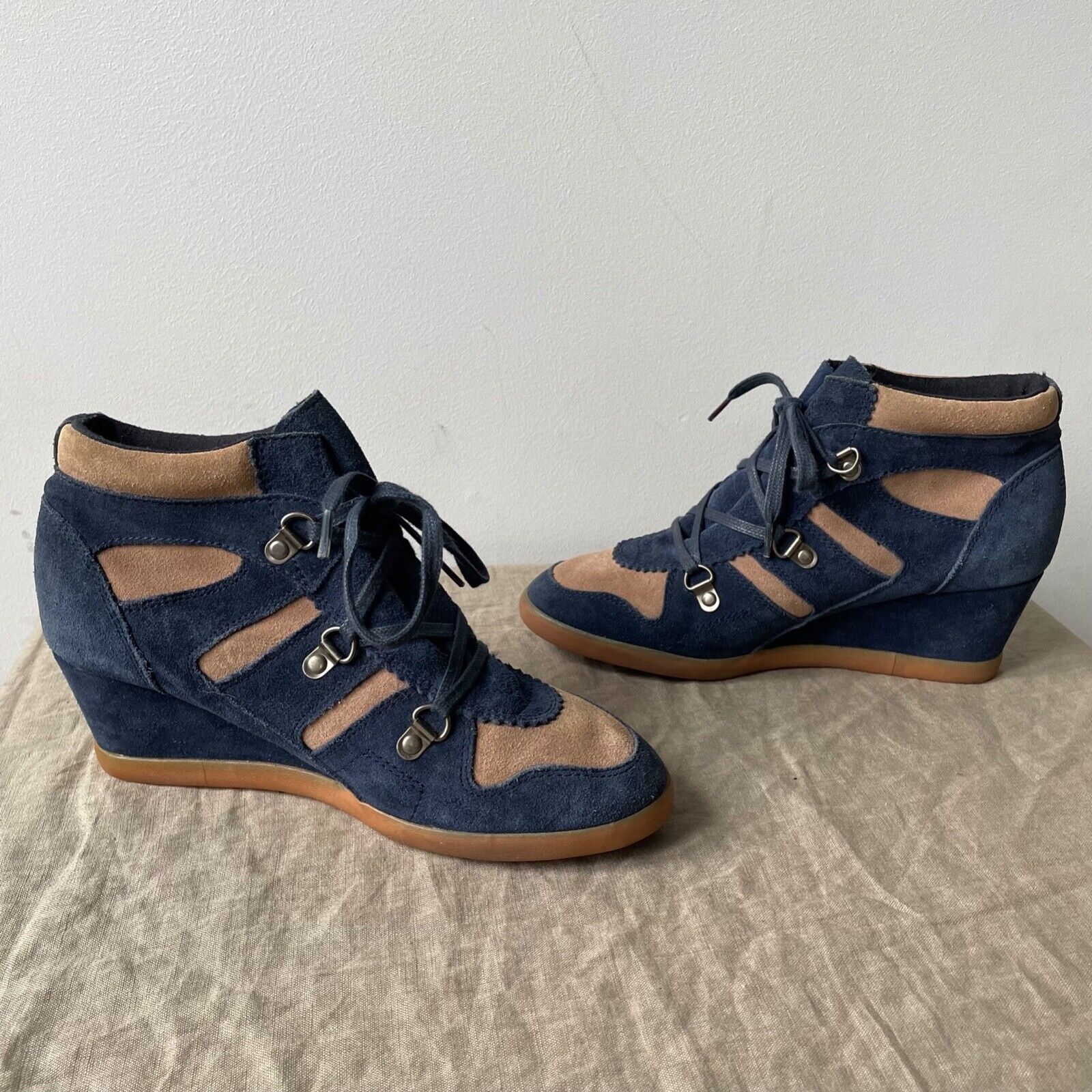 Esprit Esprit Y2K Vintage Wedge Sneaker Shoes 8512AC Size US 9.5 / IT 39.5 - 2 Thumbnail