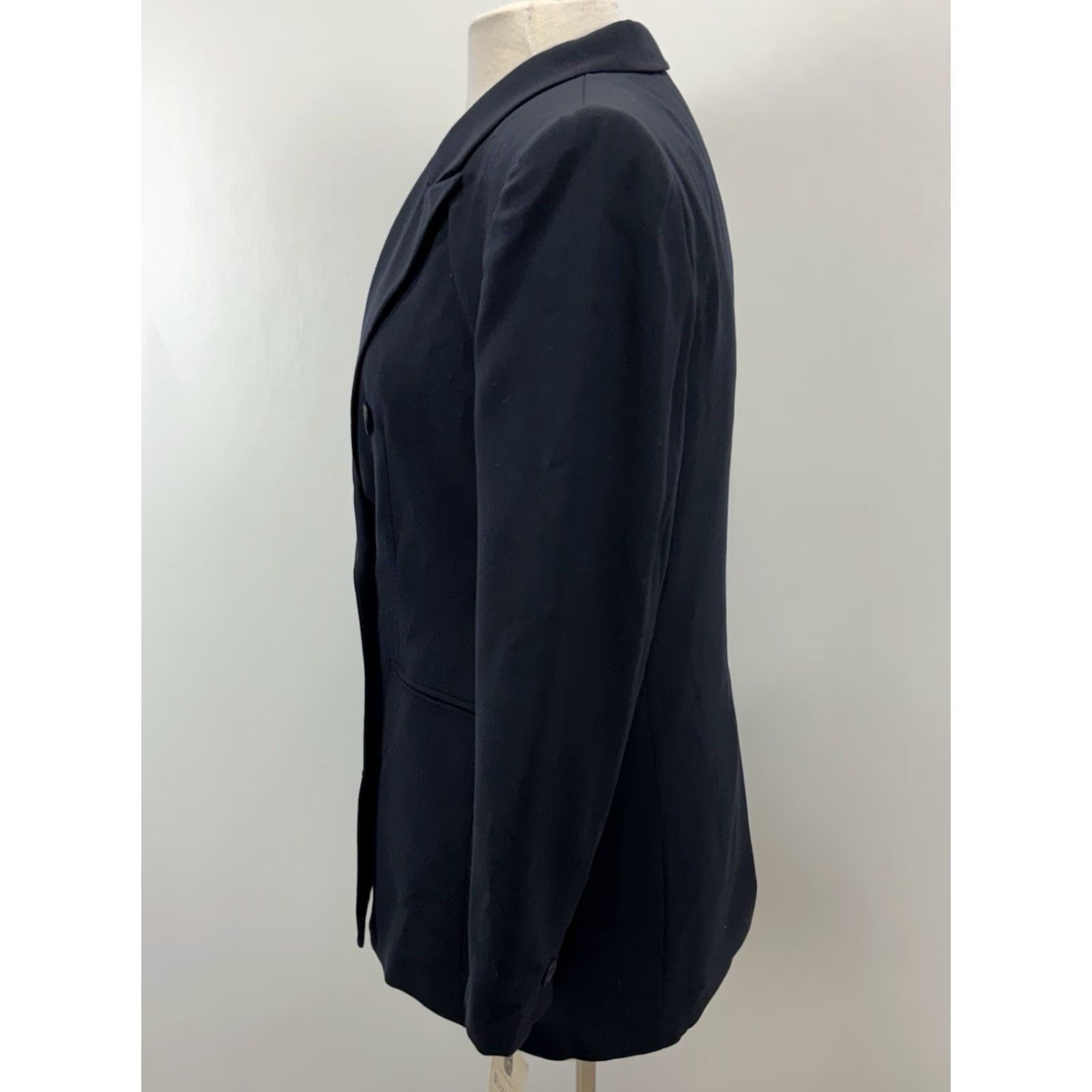 Jones New York VINTAGE Jones New York Blazer Jacket Wool Double-Breasted Petite 8P Navy Ladies USA 90s Business Cocktail Size M / US 6-8 / IT 42-44 - 2 Thumbnail