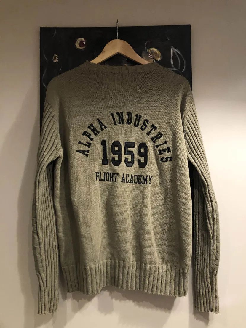 Alpha Industries Alpha Industries Knit y2k 90s Archive Hype Rare American Size US L / EU 52-54 / 3 - 8 Thumbnail