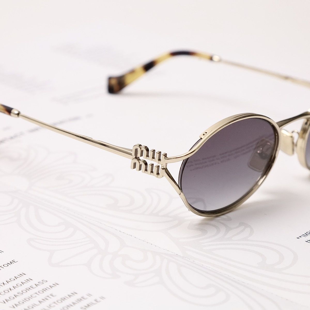 Miu Miu MIU MIU 0MU 52YS SUNGLASSES Size ONE SIZE - 3 Thumbnail