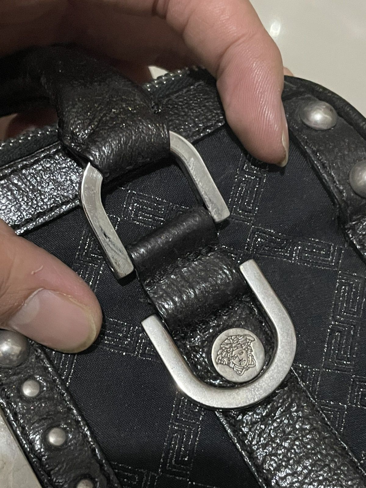 Versace VERSACE black in leather handbag Size ONE SIZE - 6 Thumbnail