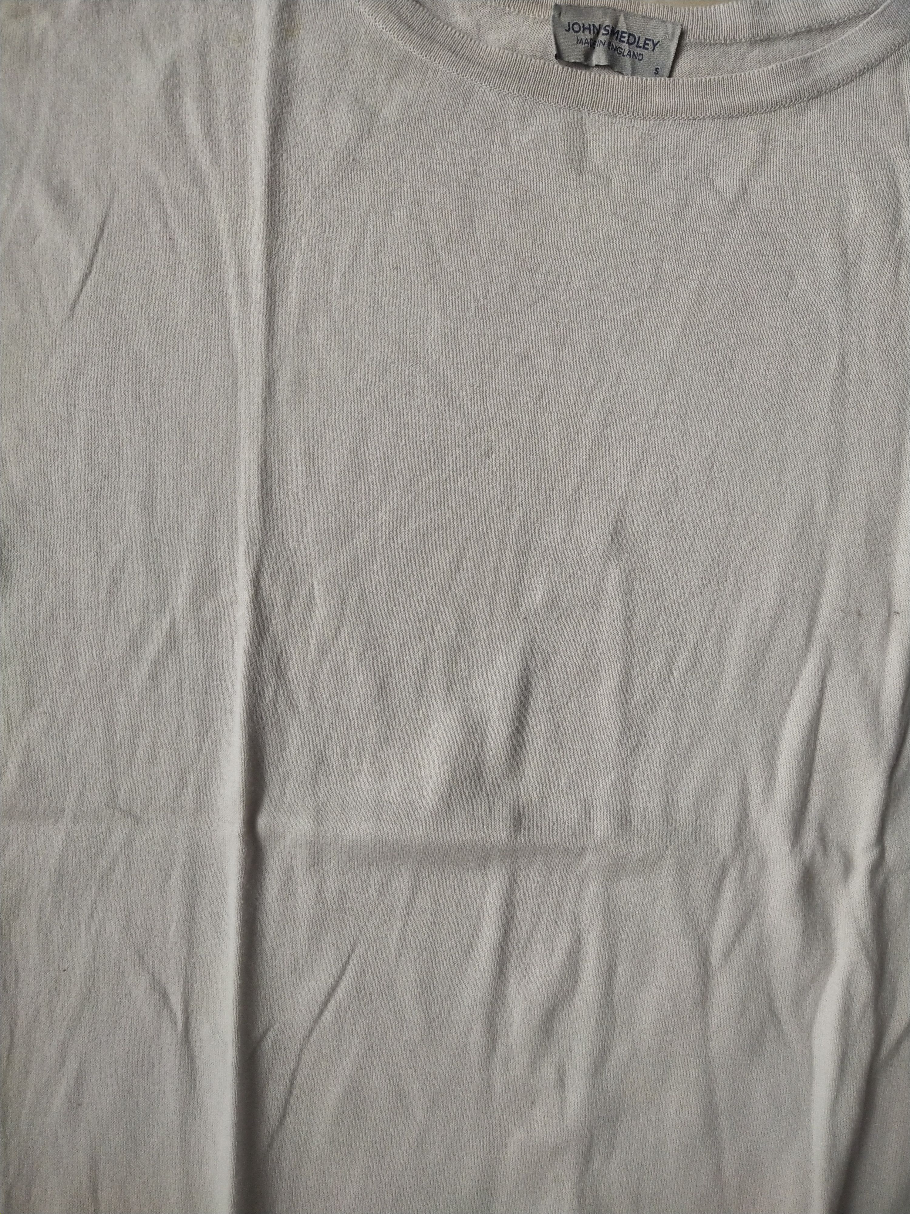 John Smedley John Smedley Sea Island Cotton Knit Top Made in England Size S / US 4 / IT 40 - 2 Thumbnail