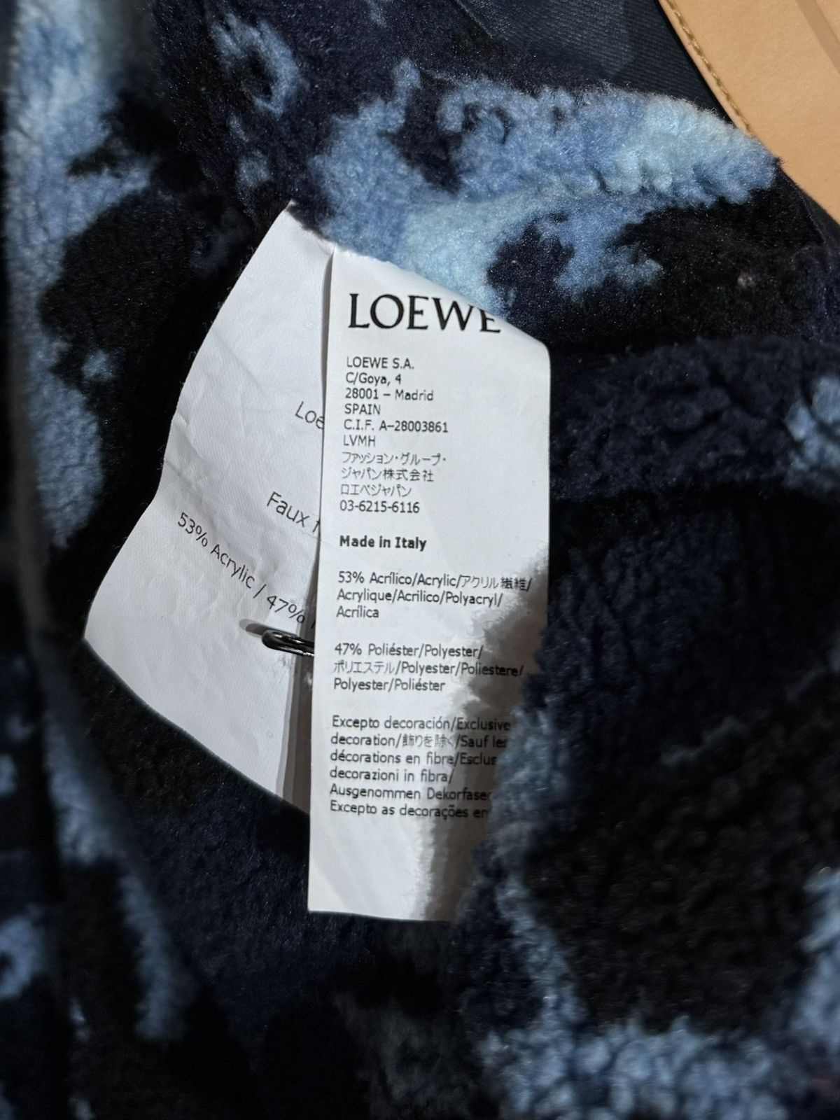Loewe FW20 EYE LOEWE NATURE HOODED PARKA JACKET FLEECE LINING 48 Size US M / EU 48-50 / 2 - 9 Thumbnail