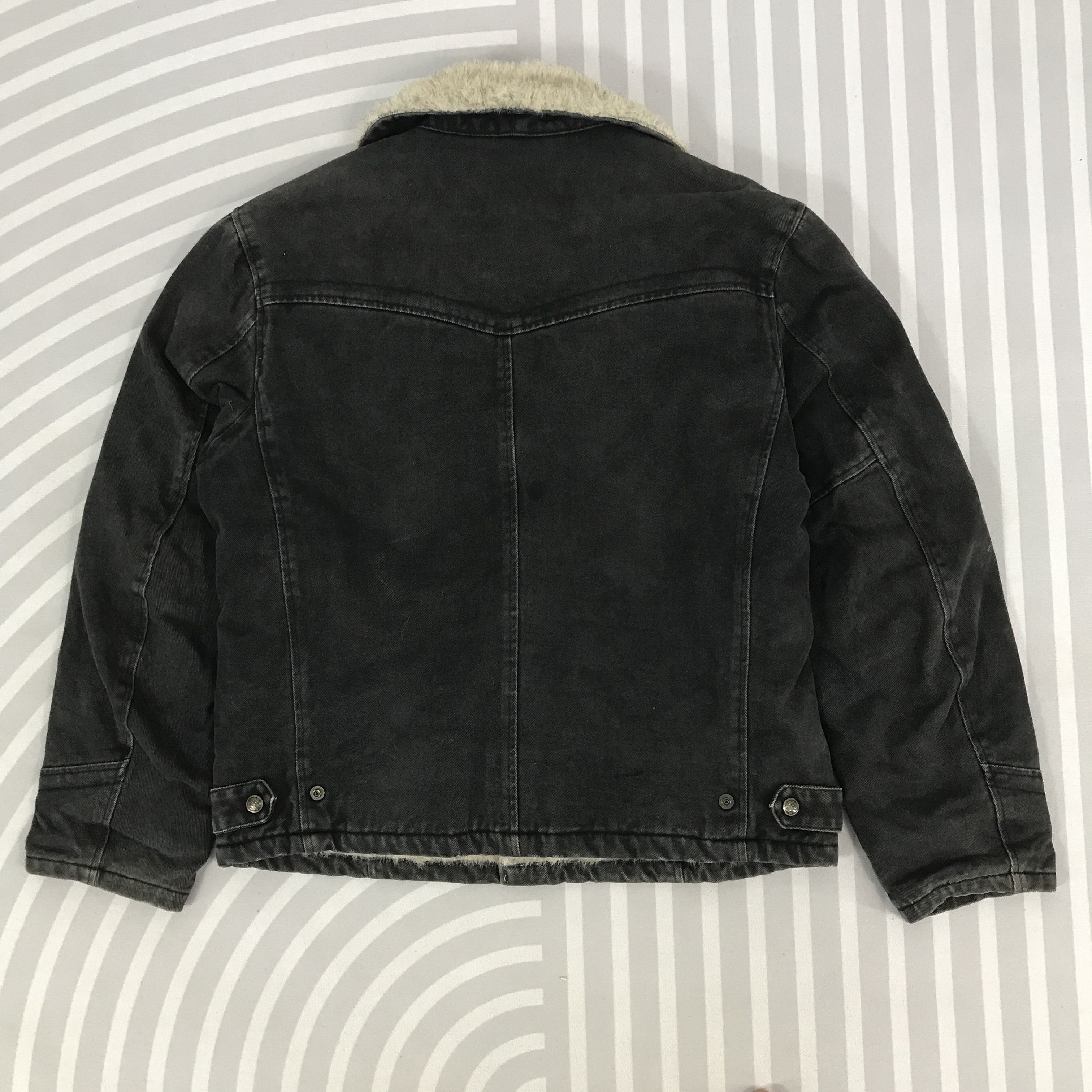 BIGI × Vintage Vintage Men's Bigi Fur snap button Jacket Size US L / EU 52-54 / 3 - 3 Thumbnail