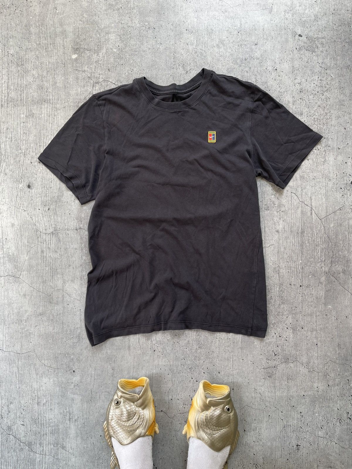 Nike × Vintage Vintage Nike Court t-shirt swoosh logo Size US S / EU 44-46 / 1 - 1 Thumbnail