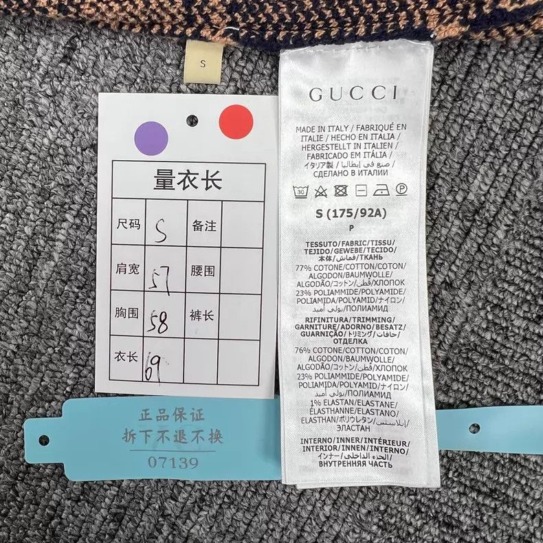 Gucci Gucci Khaki Color Logo jacquard hooded knitwear Size US S / EU 44-46 / 1 - 8 Thumbnail