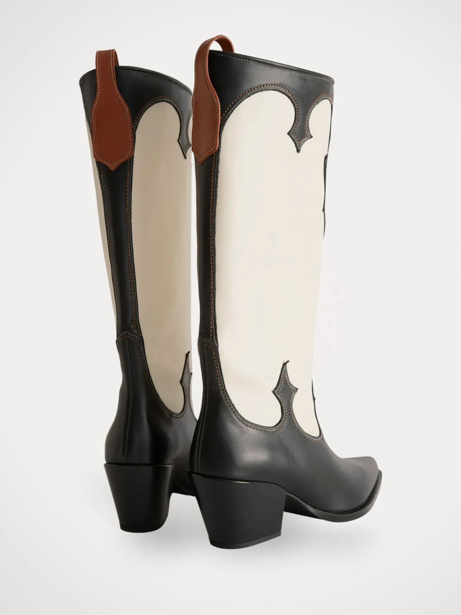 Other Stories Leather western cowboy boots Boots