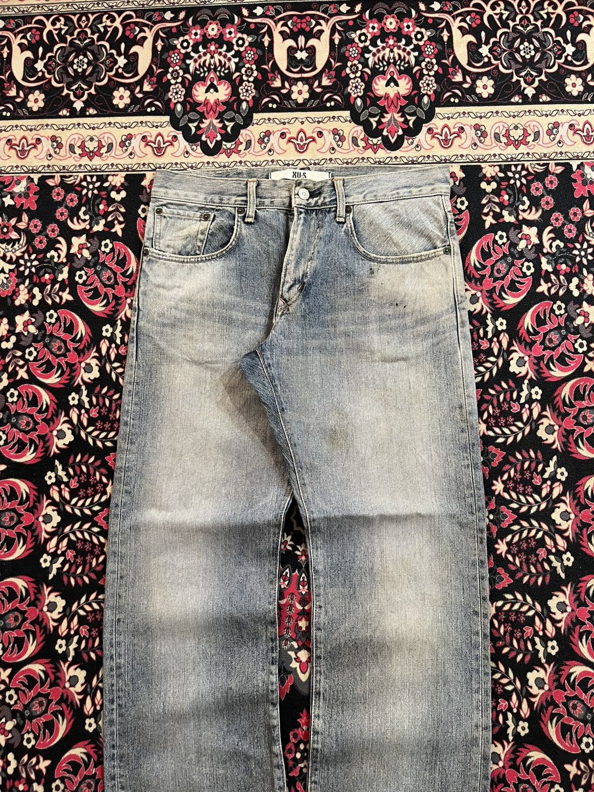 Edwin Vintage Edwin XVS Light Blue Washed Straight Leg Jeans Size US 32 / EU 48 - 3 Thumbnail