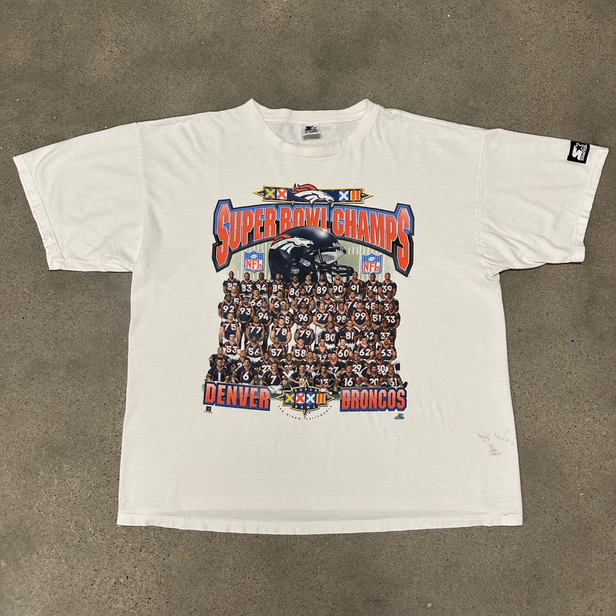 NFL × Starter × Vintage Vintage Starter Denver Broncos NFL Super Bowl Champs Shirt Size US XL / EU 56 / 4 - 1 Thumbnail