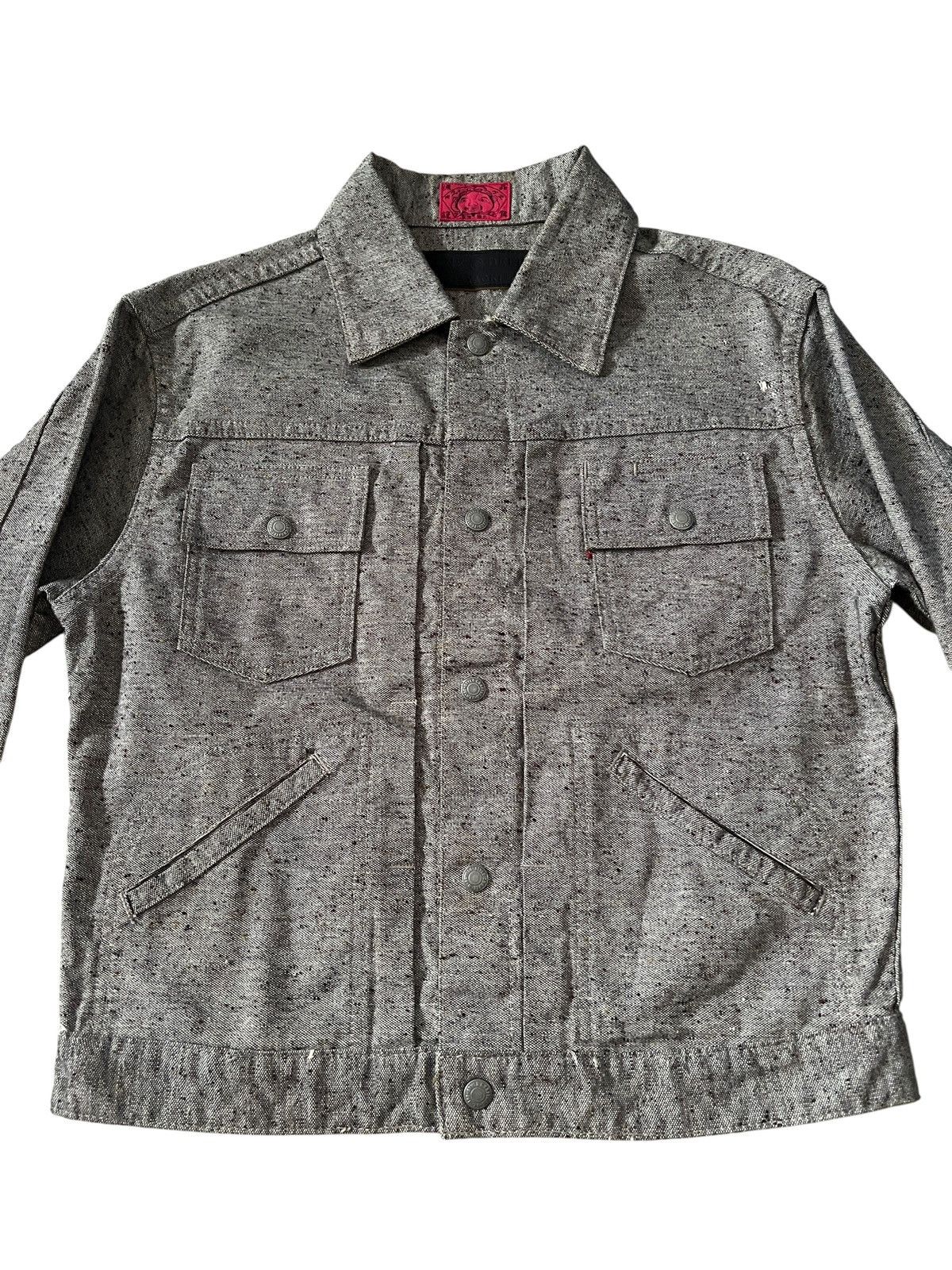 Evisu Vintage Evisu Yamane Deluxe Hayaoki Cropped Trucker Jacket Size US M / EU 48-50 / 2 - 7 Thumbnail