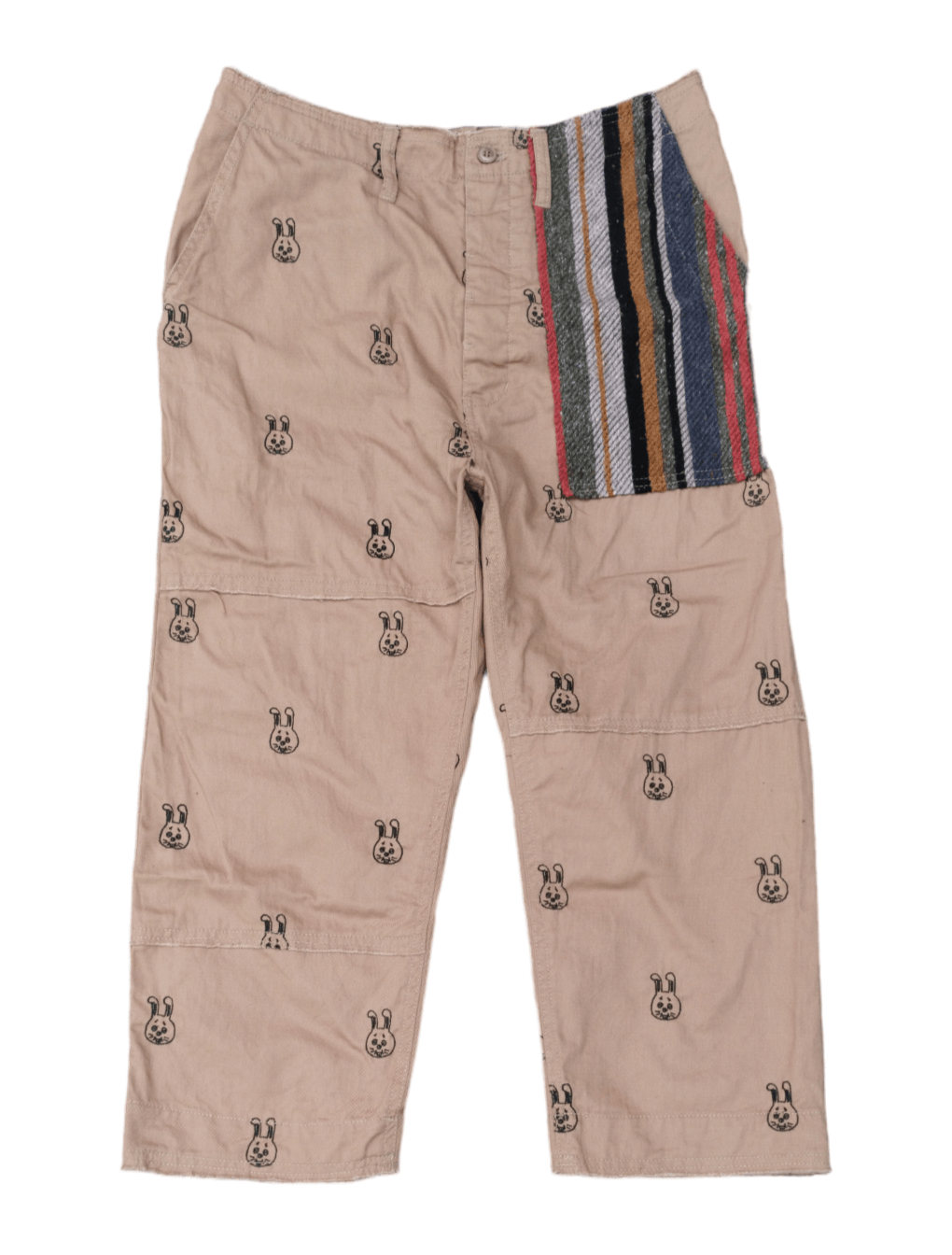 Ne-net Rabbit embroidery Japanese brand pant