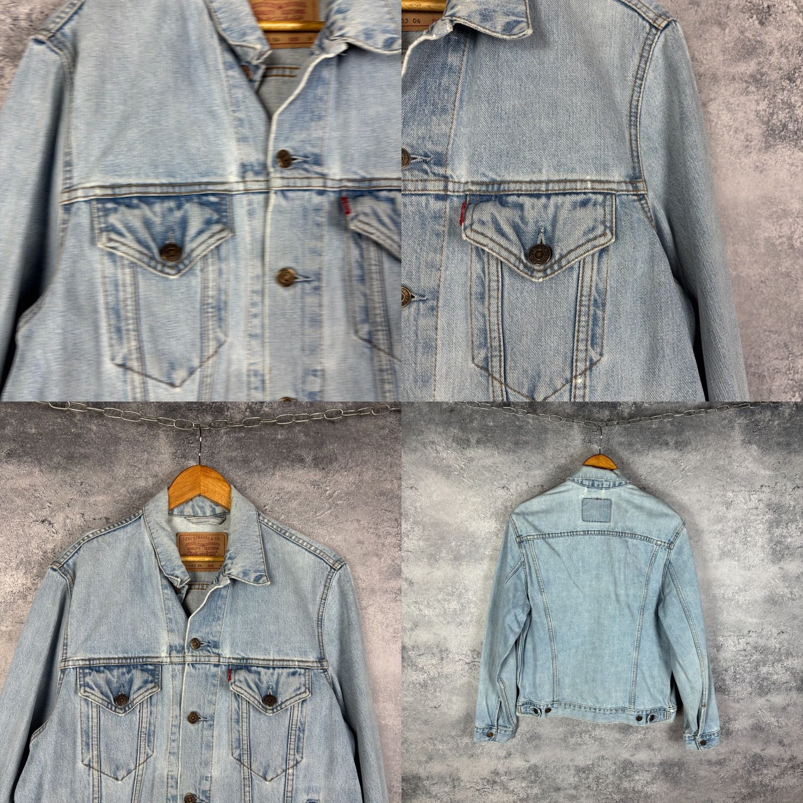 Levi's Levi's Denim Jacket Blue Cotton Size M Men Jacket Denim Blue M Size US M / EU 48-50 / 2 - 9 Thumbnail