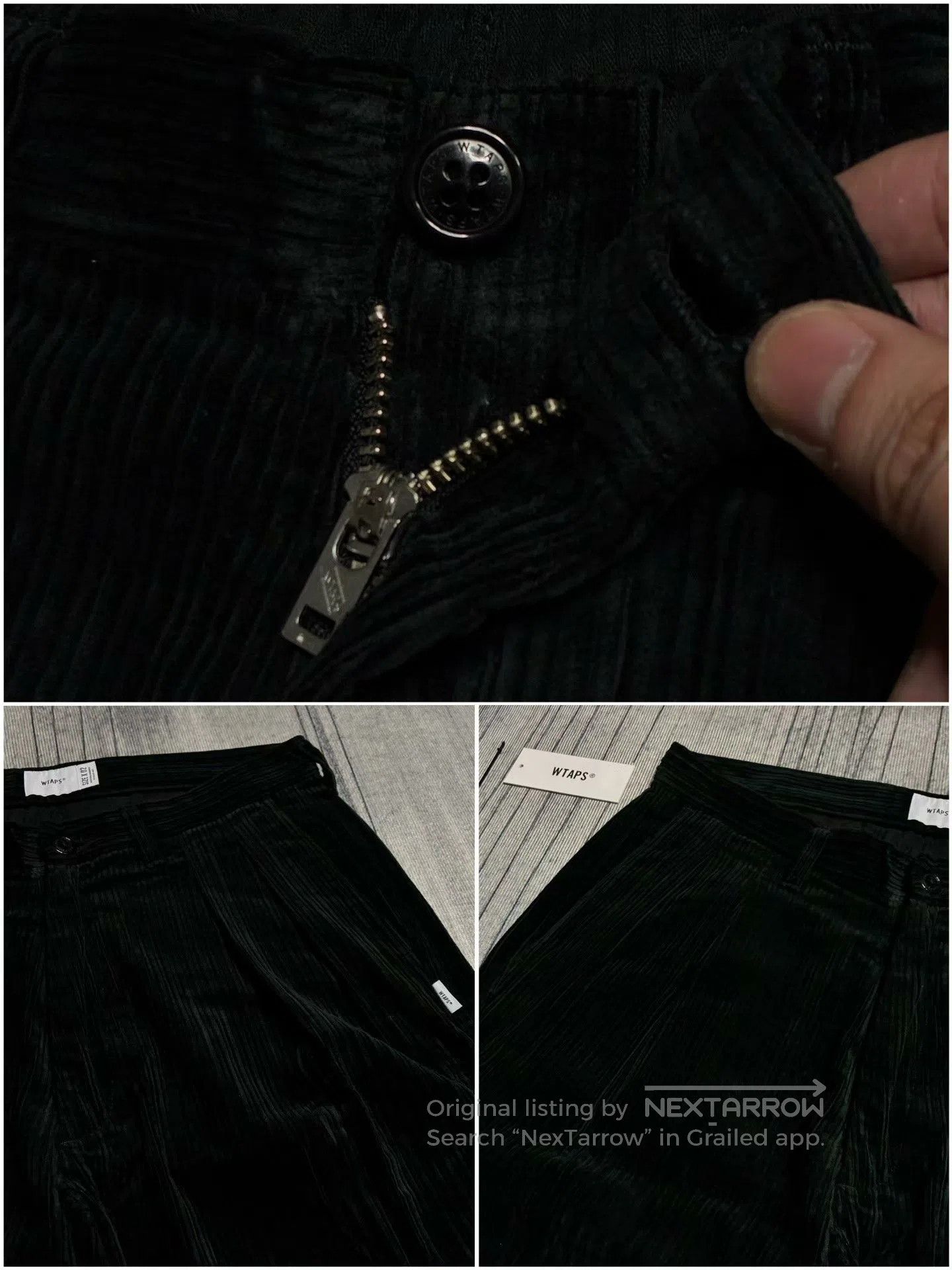 Wtaps WTAPS 21AW Corduroy Tuck Trousers. Size US 26 / EU 42 - 3 Thumbnail